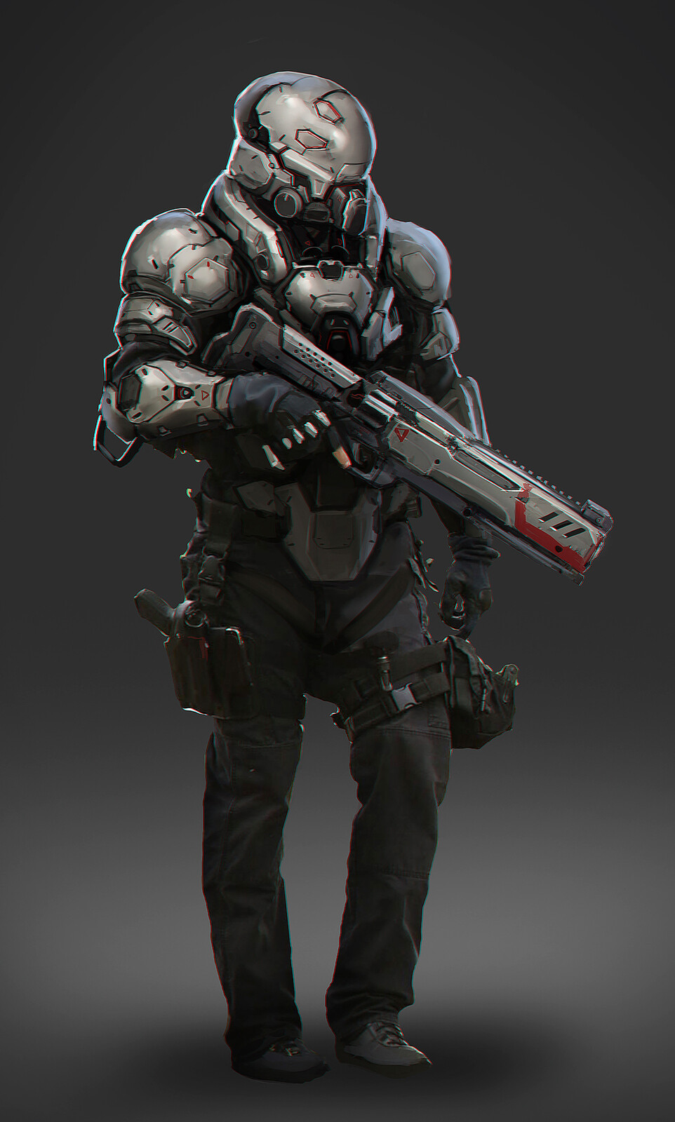 Scifi soldier 