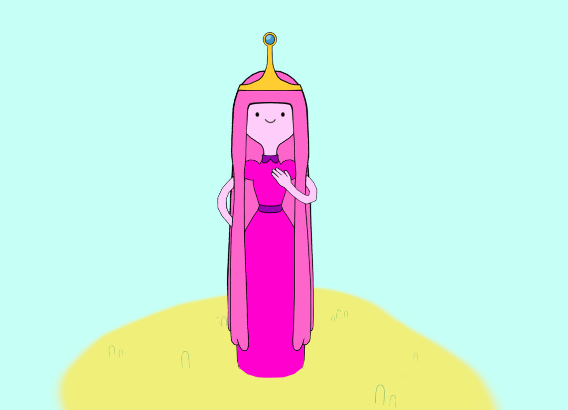 Princess bubblegum hotsell blue dress