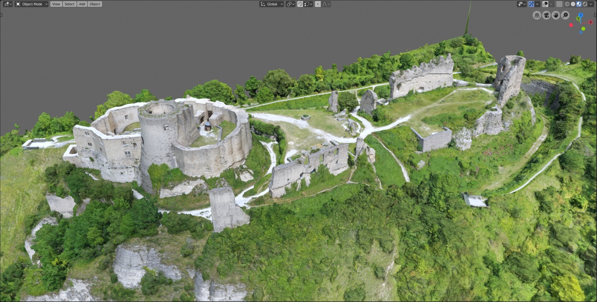 Artstation Chateau Gaillard Then And Now Normandy 2019