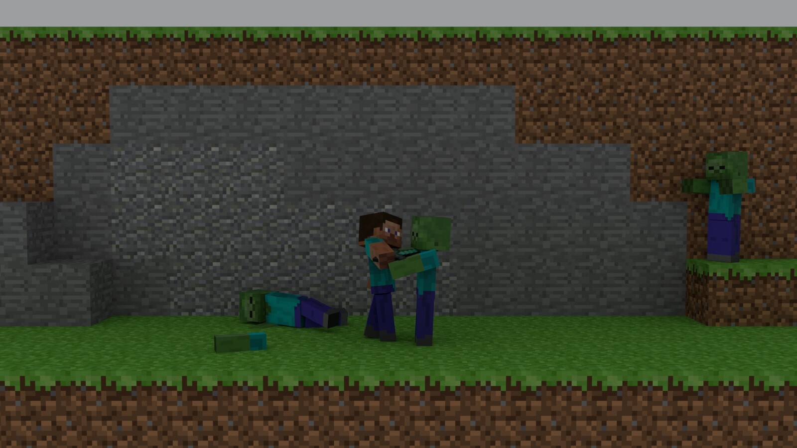 Caleb Moos - Minecraft Fight Scene