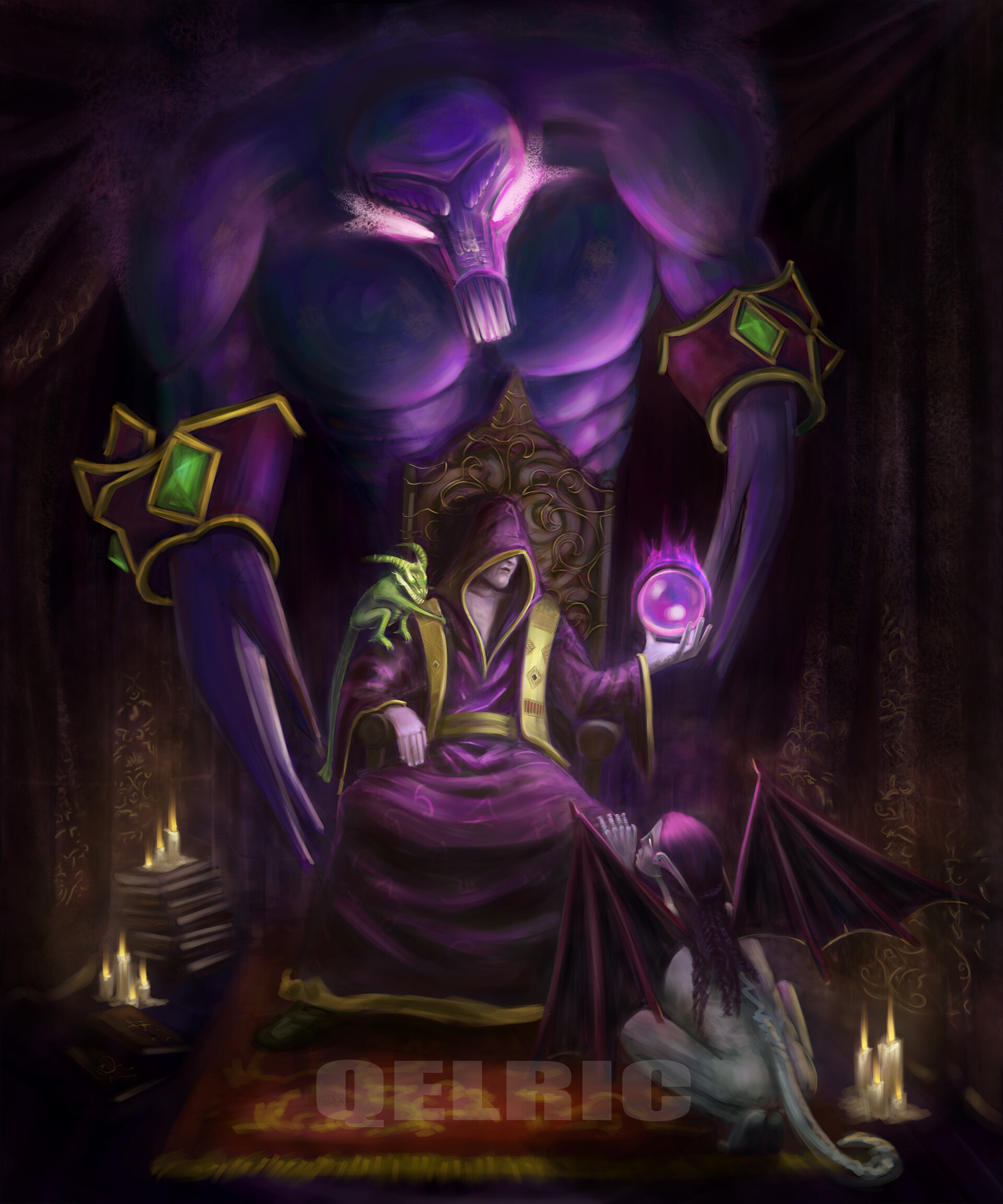 Artstation Classic Warlock World Of Warcraft Samantha Spencer