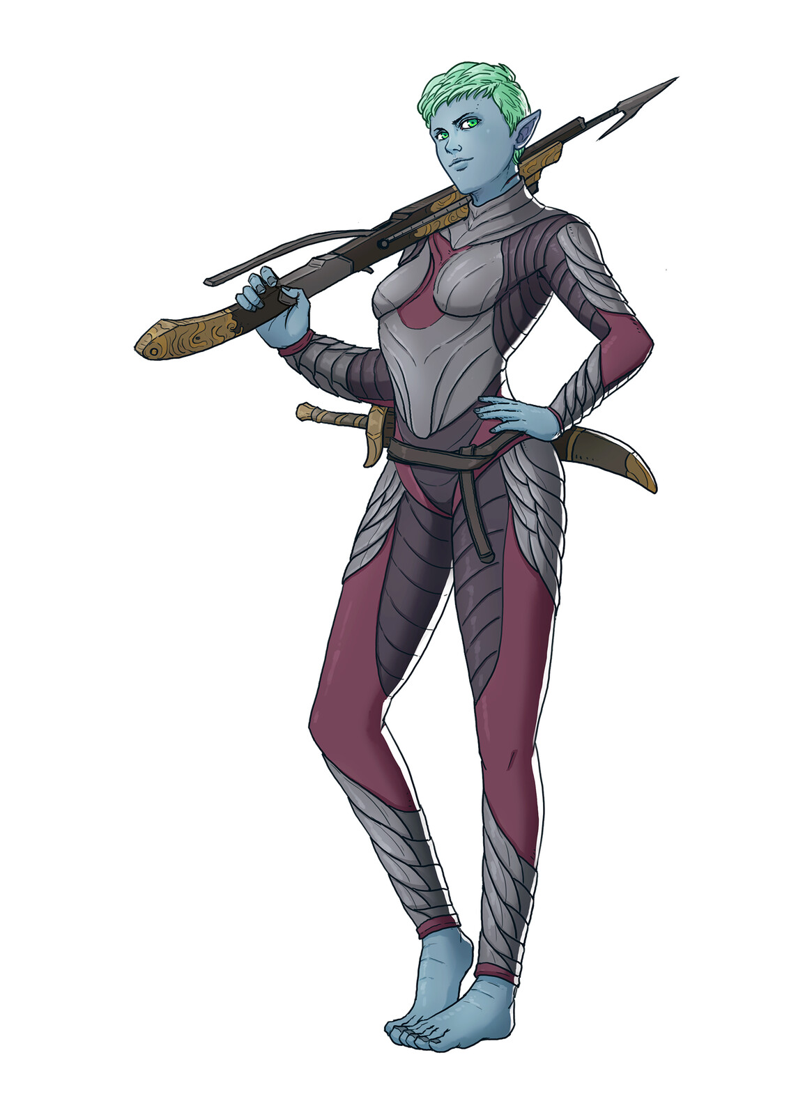 Pyra Arabi'anea, Sea Elf Ranger.