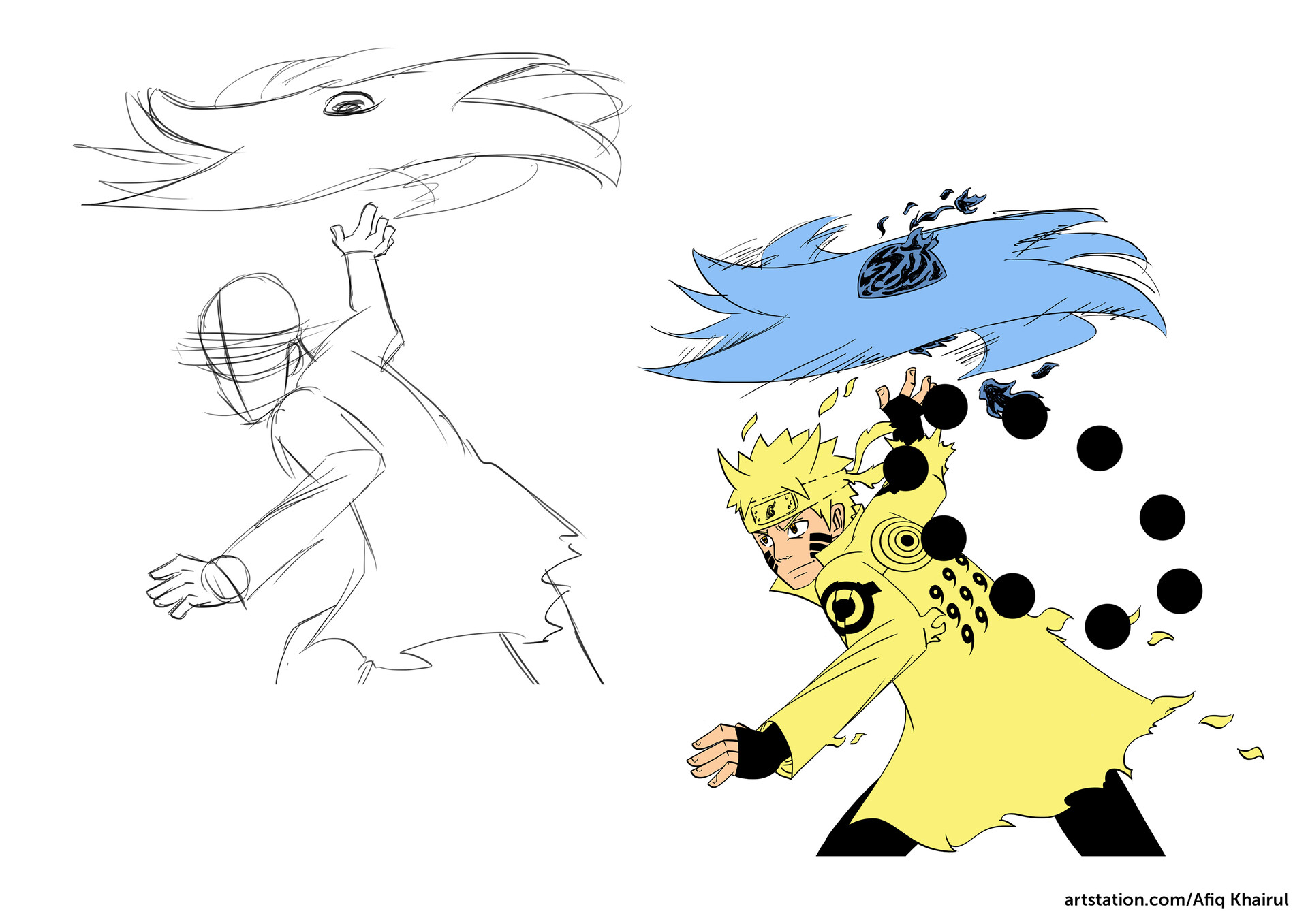 Happy Naruto Shippuden Drawing - Drawing Skill