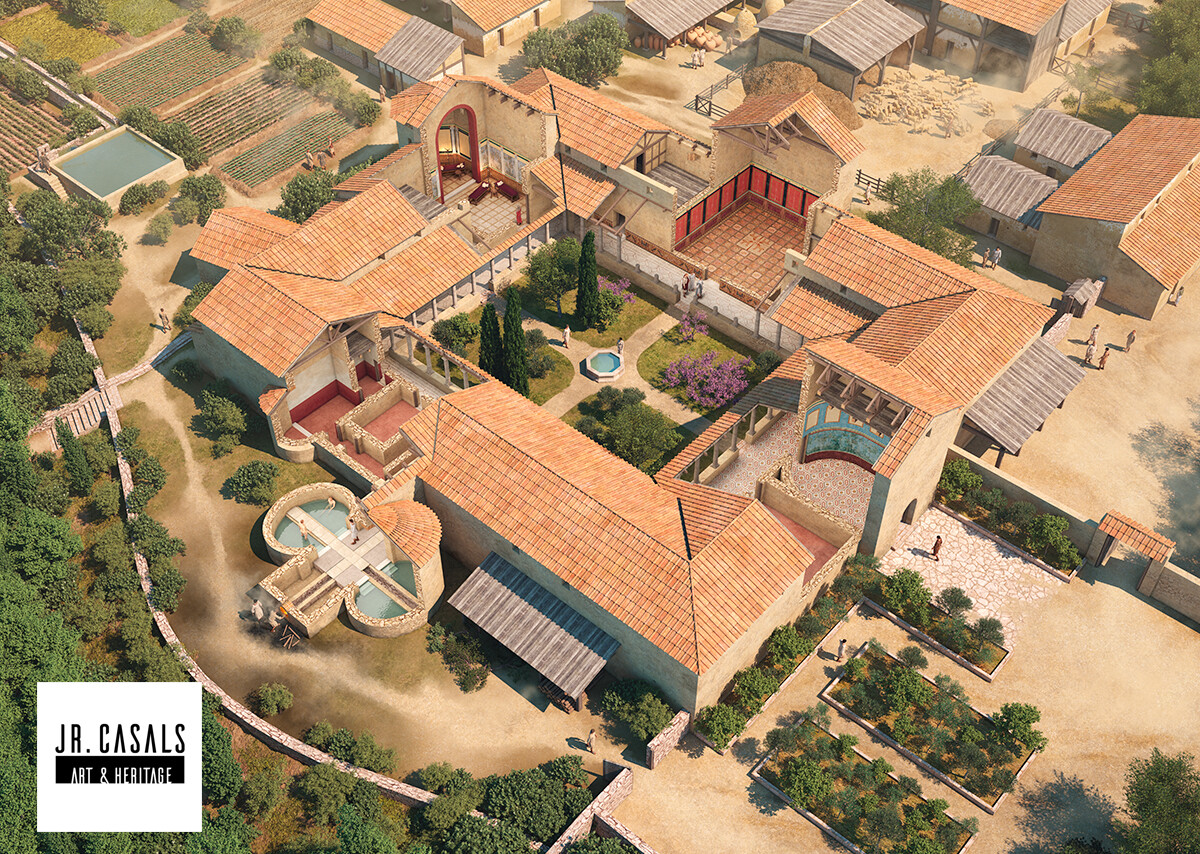 Roman villa of Sta. Lucía, Aguilafuente (Segovia) 4th century C.E.