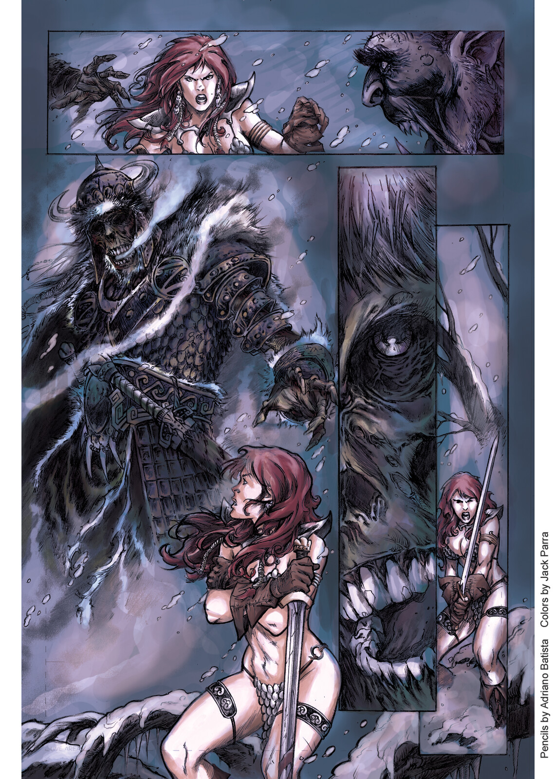 Red Sonja
Collaborative Piece.
Lines by Adriano Batista
Colors by me