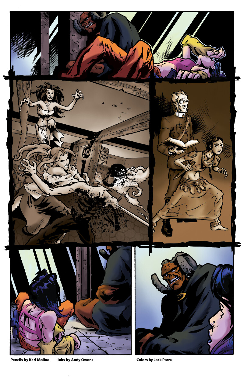 Fray
Collaborative Piece.
Pencils: Karl Moline 
Inks: Andy Owens
Colors by me