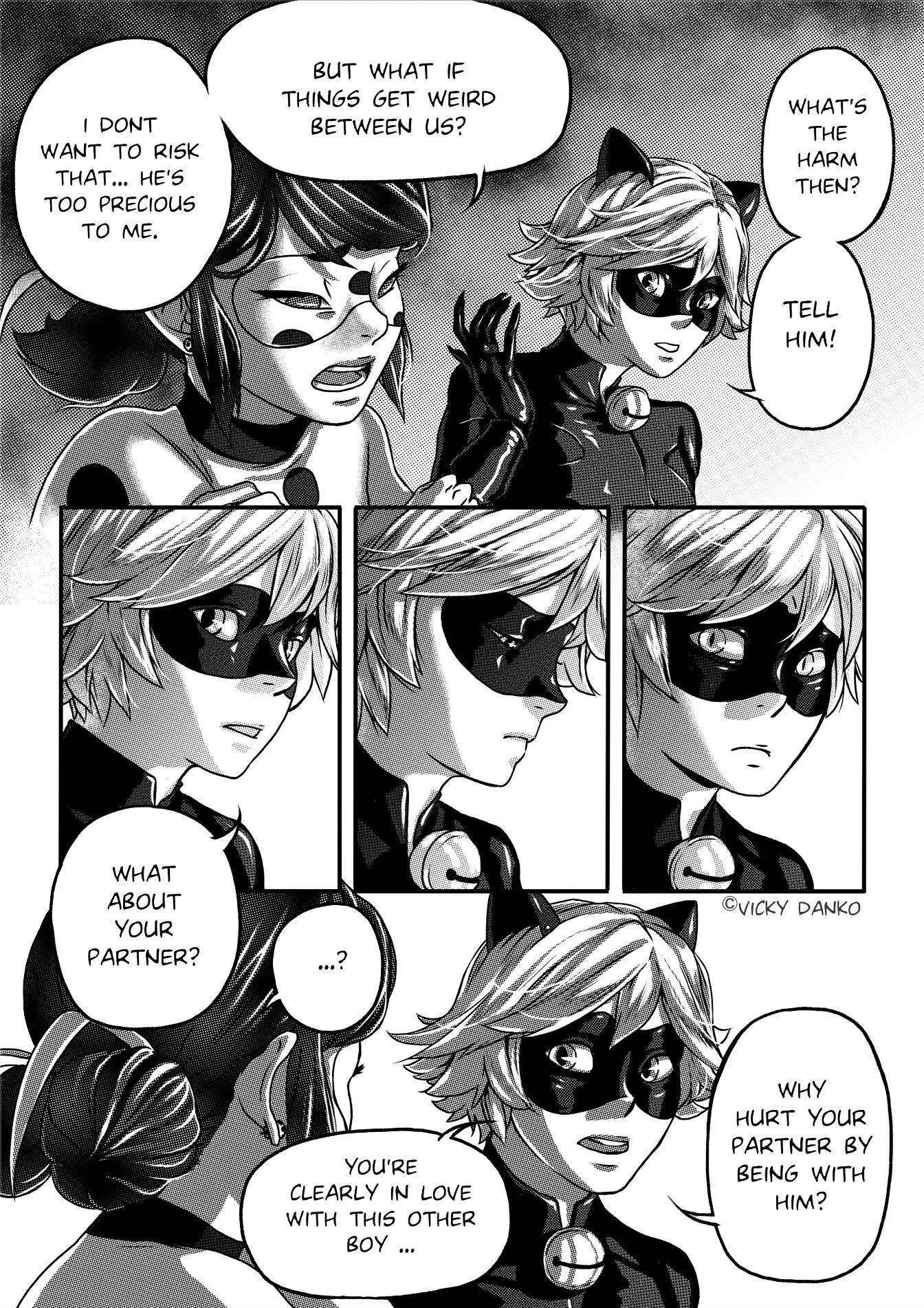 Artstation Miraculous Ladybug Fanmanga Doujinshi Vicky Danko