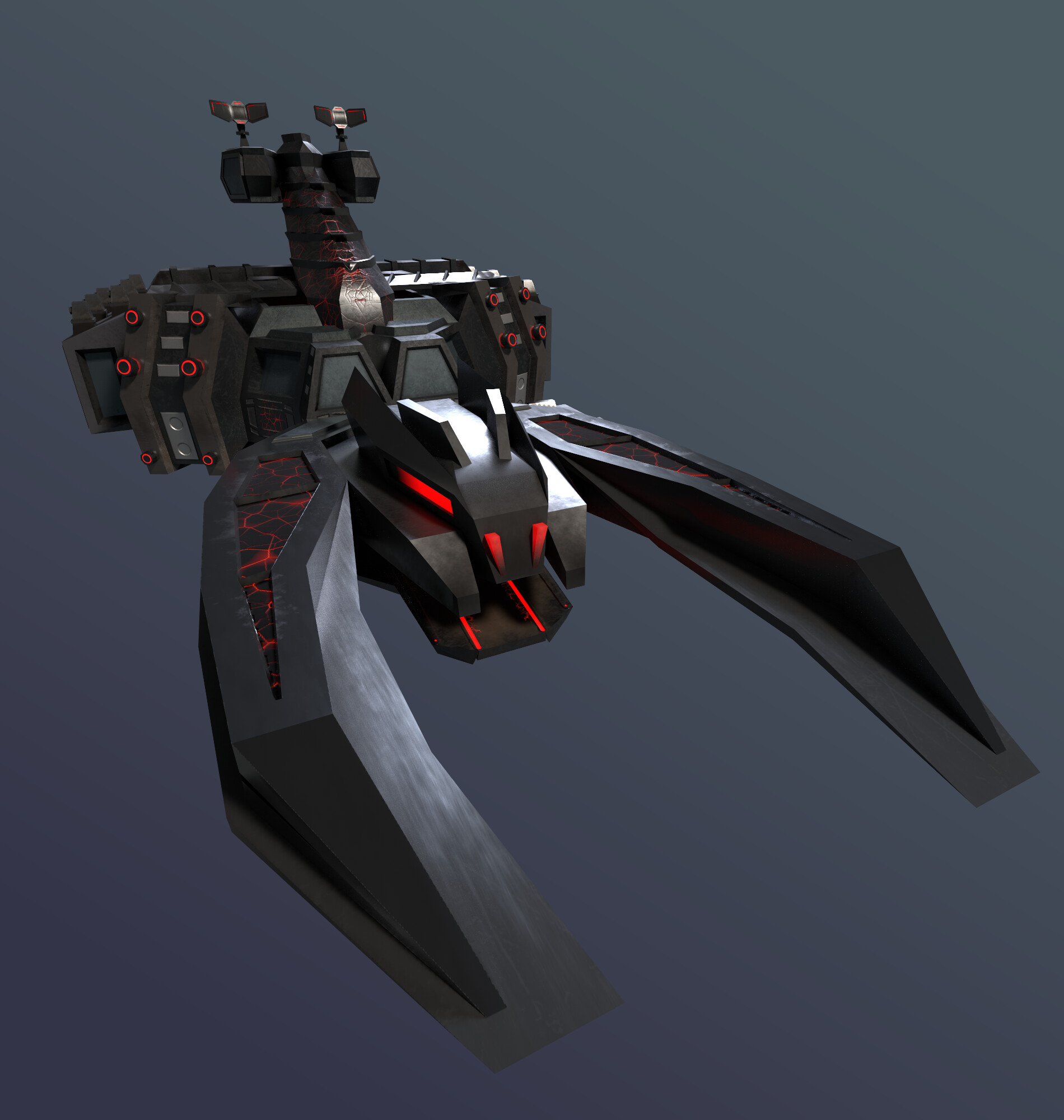 ArtStation Flying boss DRAGON