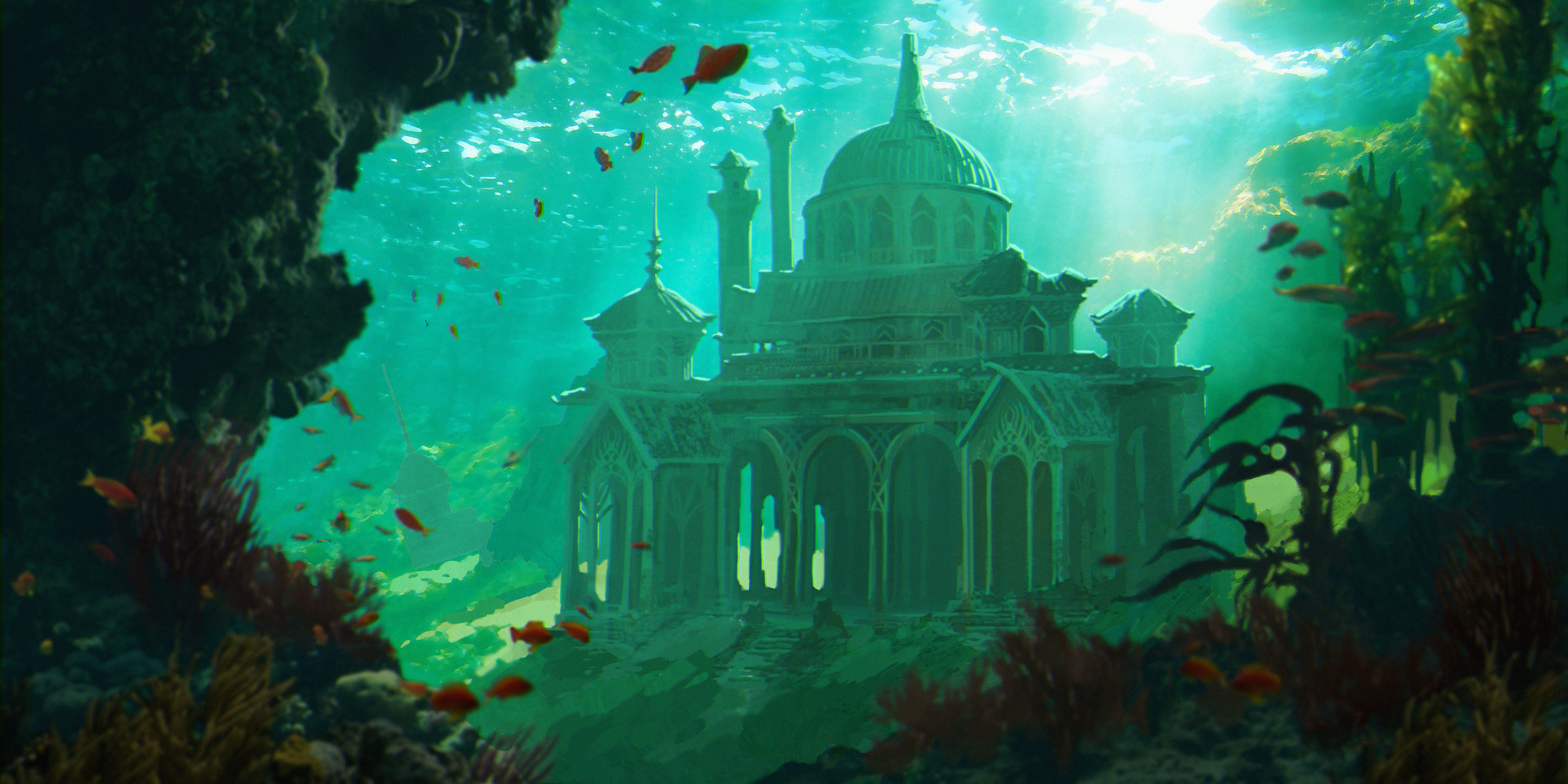 undersea castle