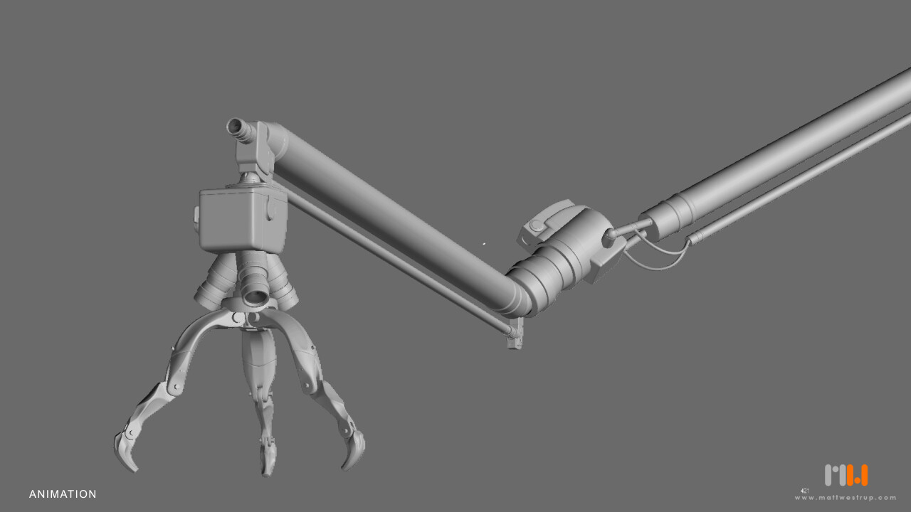 Role: 'Grabbing Arm' model, texture, rigging, lighting, animation and matchmove.