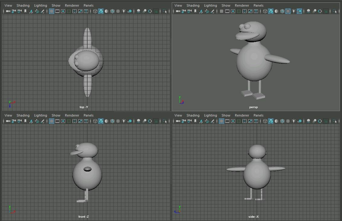 Vanessa Skupinski 3d Modeling Simple Character
