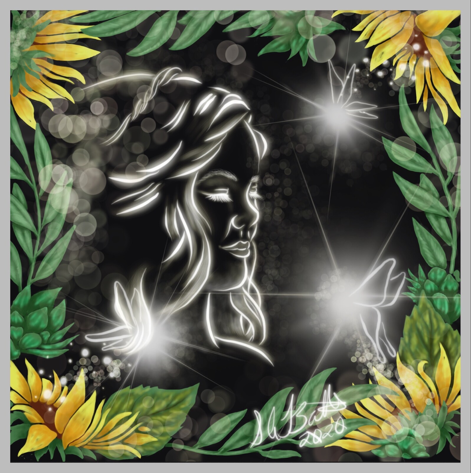 Faery Queen- Bonus Art that accompanied Fae Love commissioned by Zac Hendryx