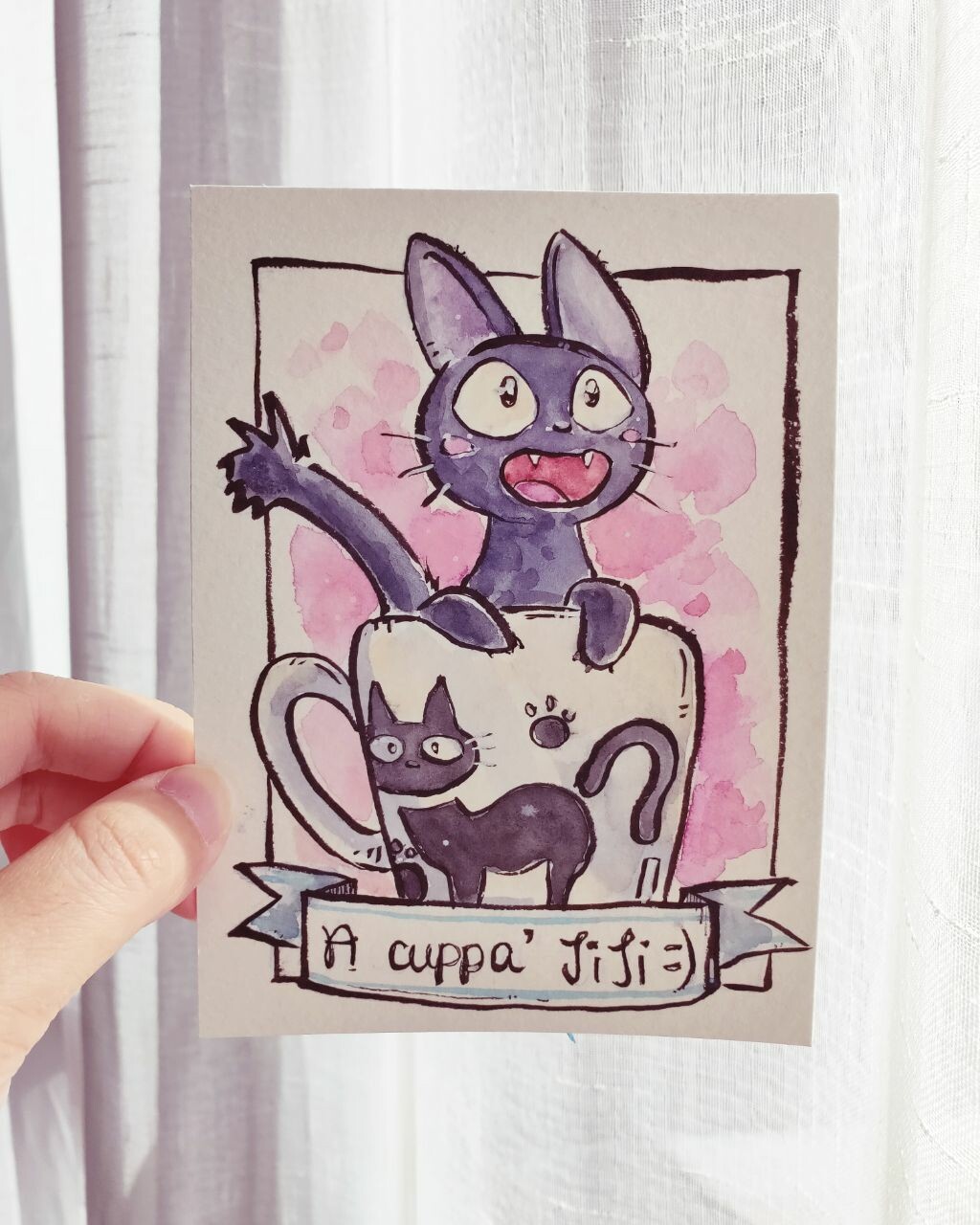 Trivia Goh Jiji From Kiki S Delivery Service Ink Watercolor First place winning illustration in ccad's illustration student collective show : trivia goh