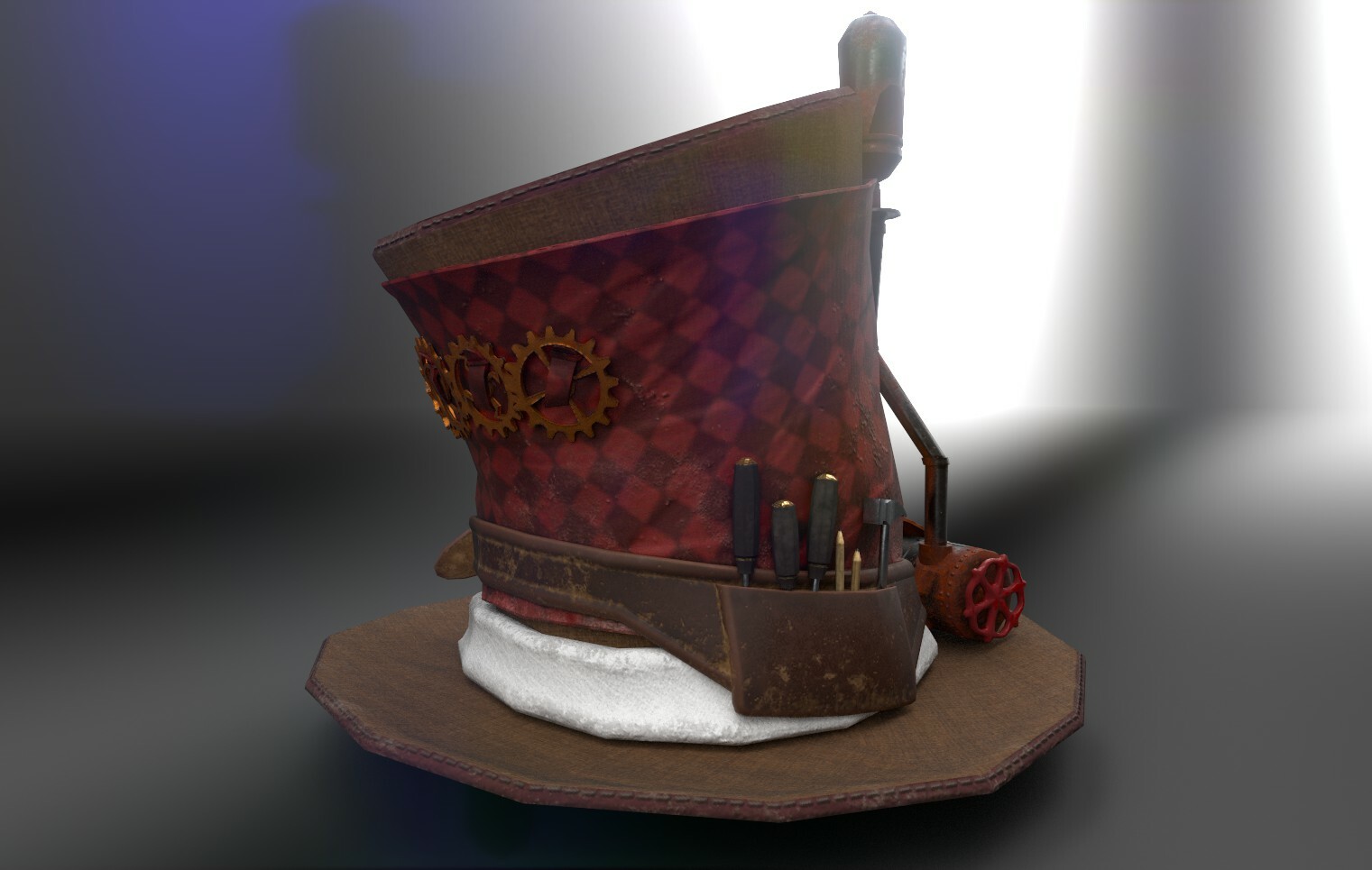 Steampunk Hat Back