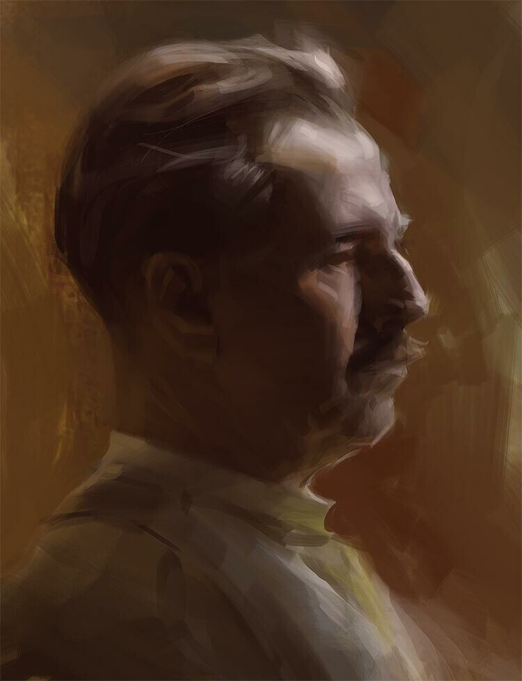 Head painting&amp;Process
