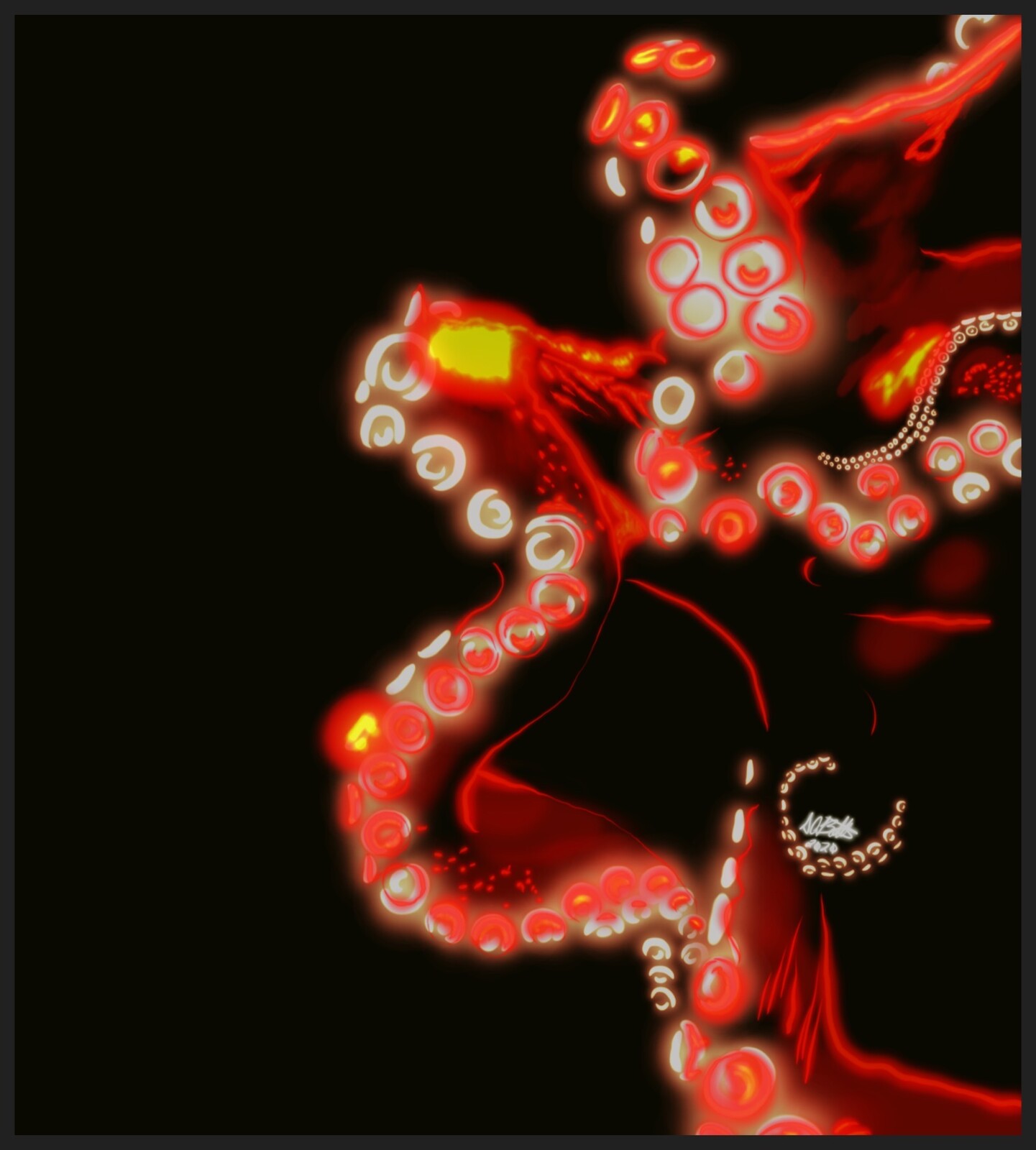 Fluorescent Tentaclery 