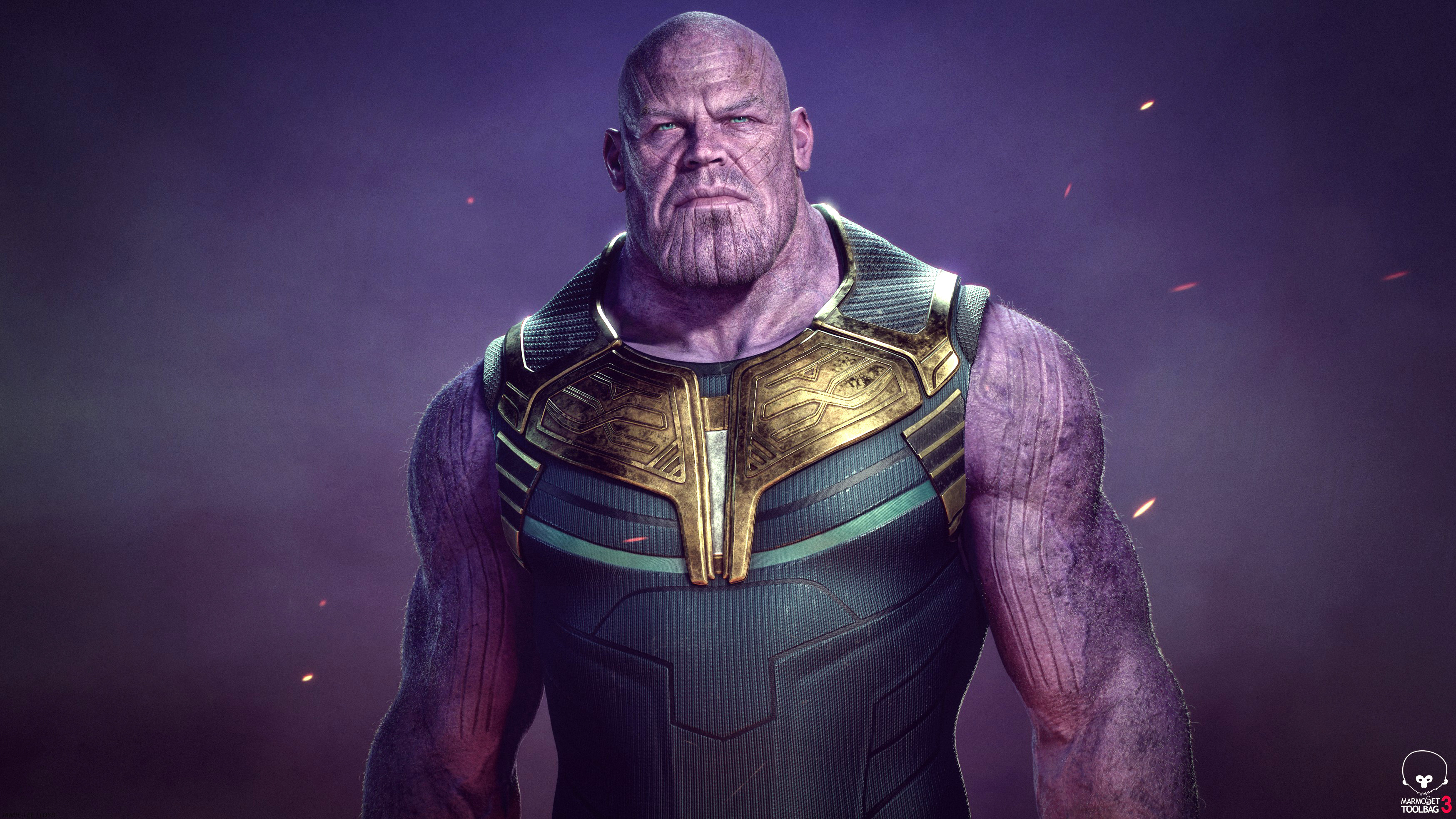 Jamie-lee Lloyd - A Mad Titan - Thanos Fan Art (Realtime Model)