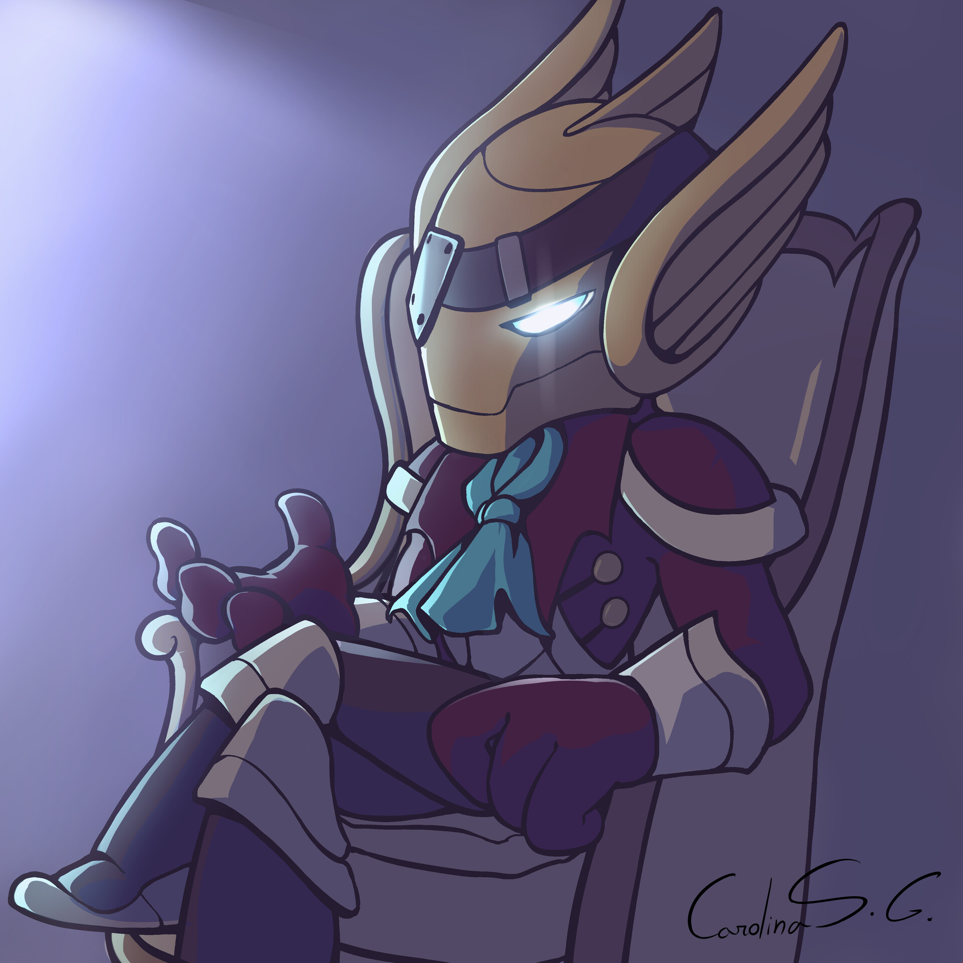 Artstation Corsair Orion Brawlhalla Fanart Carol Juskit