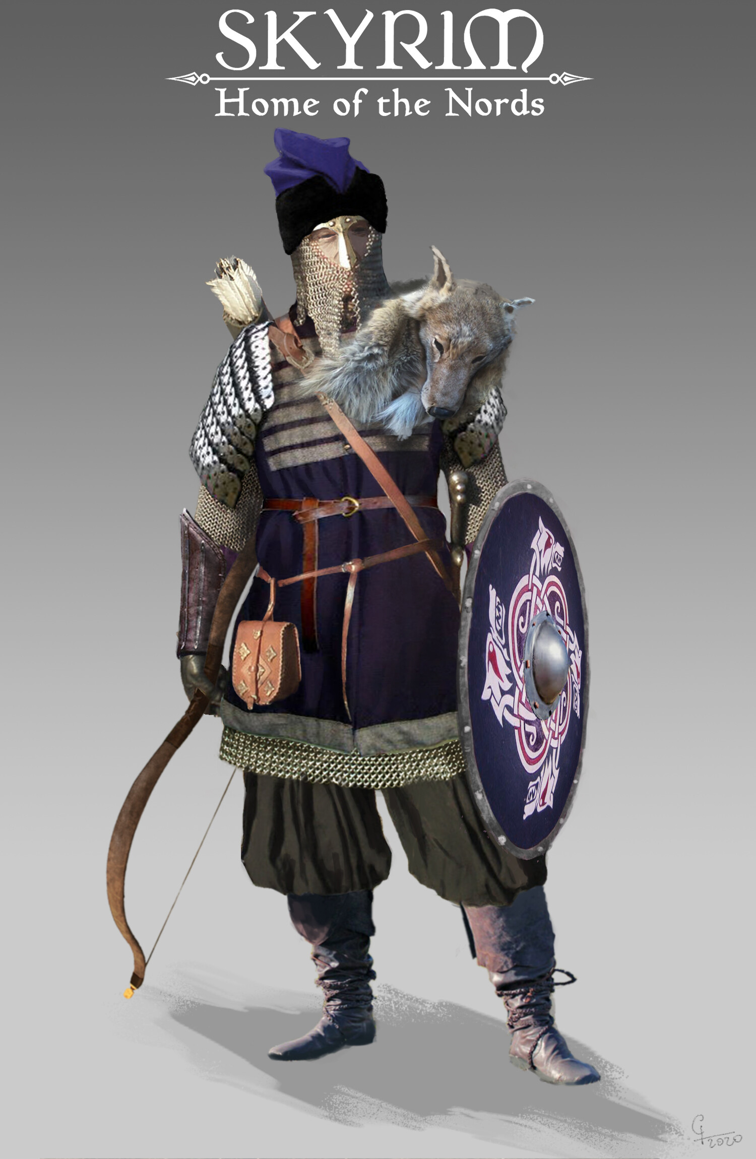 art conceptuel nord skyrim