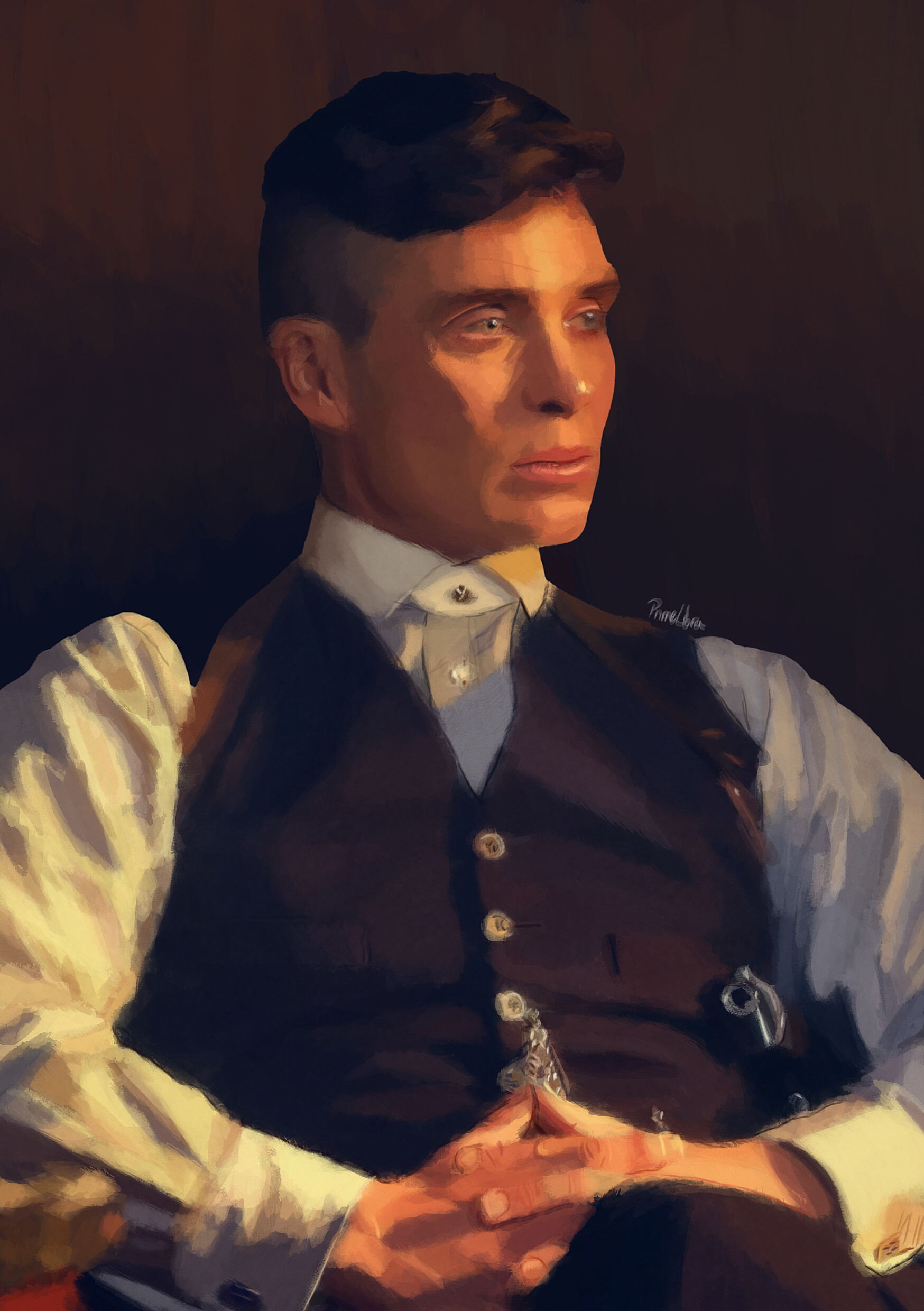 Artstation Tommy Shelby Fan Art Nicolas Rodriguez