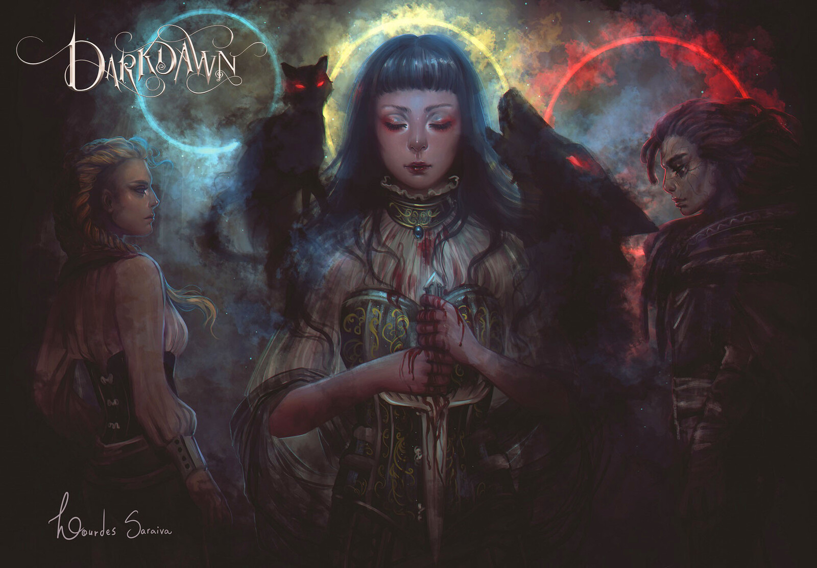 Darkdawn Book Poster Commission for the Presale on Amazon