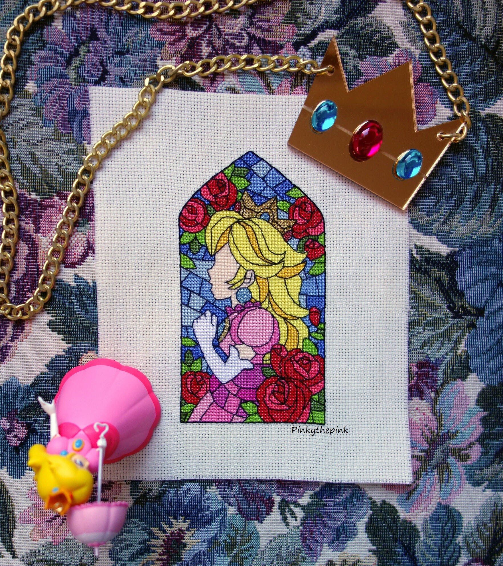 ArtStation Princess Peach's Castle Stained Glass Window