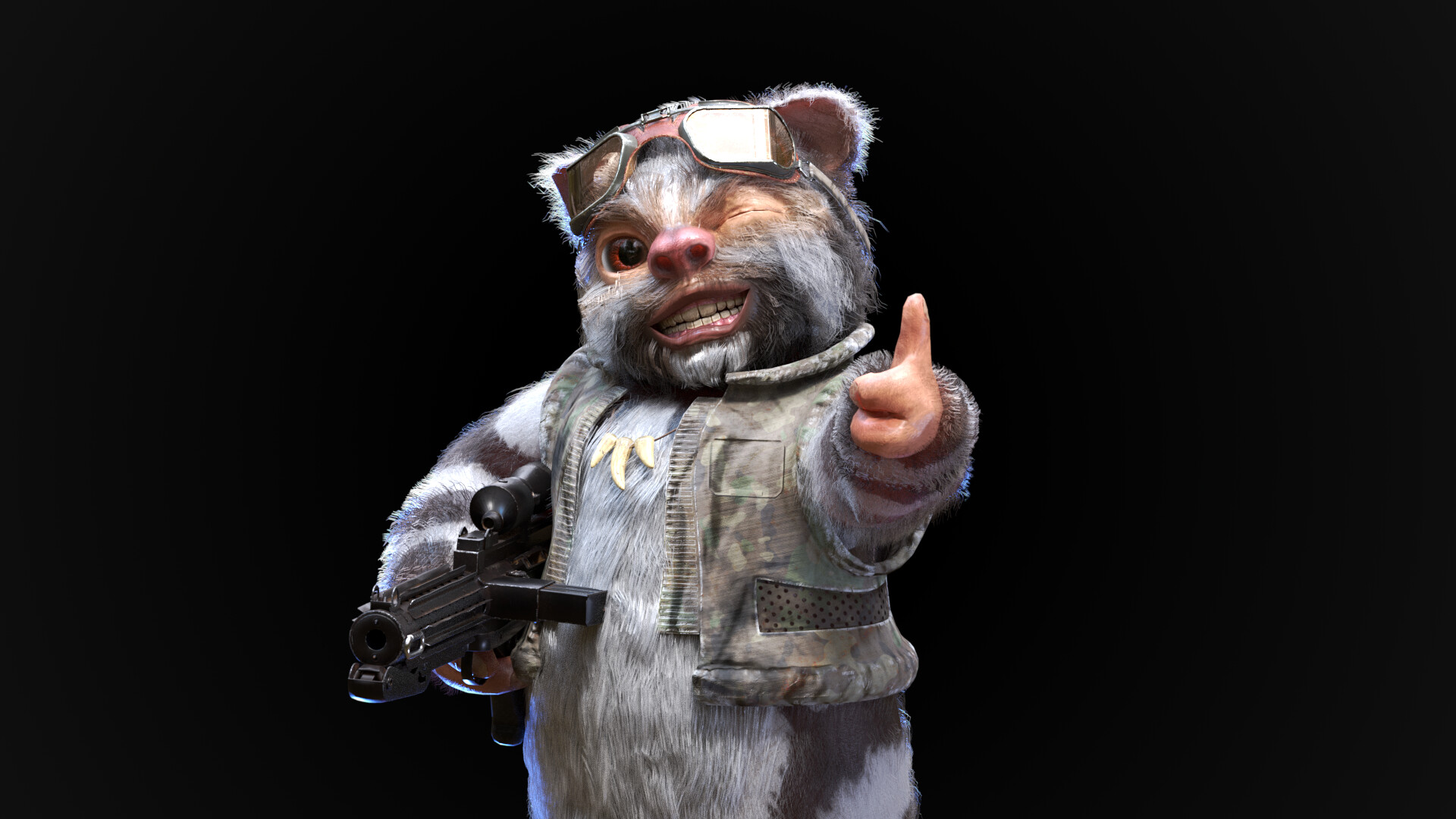 X - STAR WARS Ewok bounty hunter