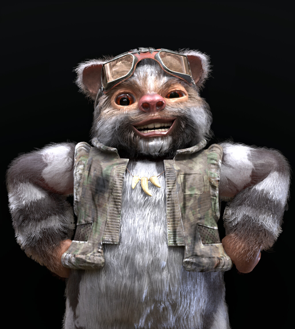 X - STAR WARS Ewok bounty hunter