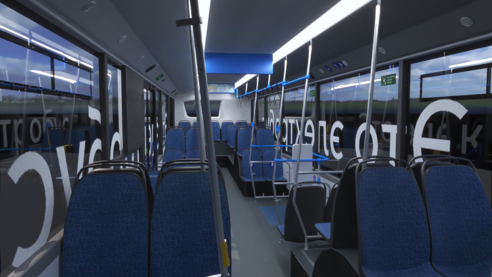 Электробус КАМАЗ 6282 салон