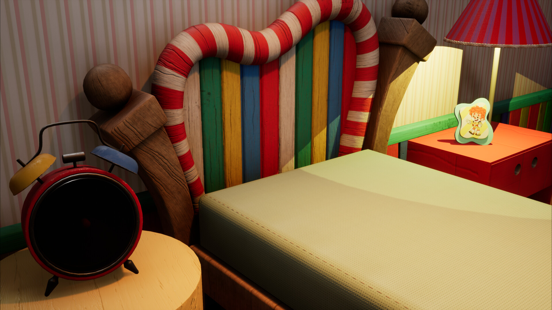 ArtStation Props Clown Bed (Real Time)