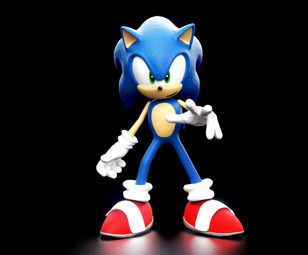 ArtStation - Sonic the Hedgehog (Classic Sonic)