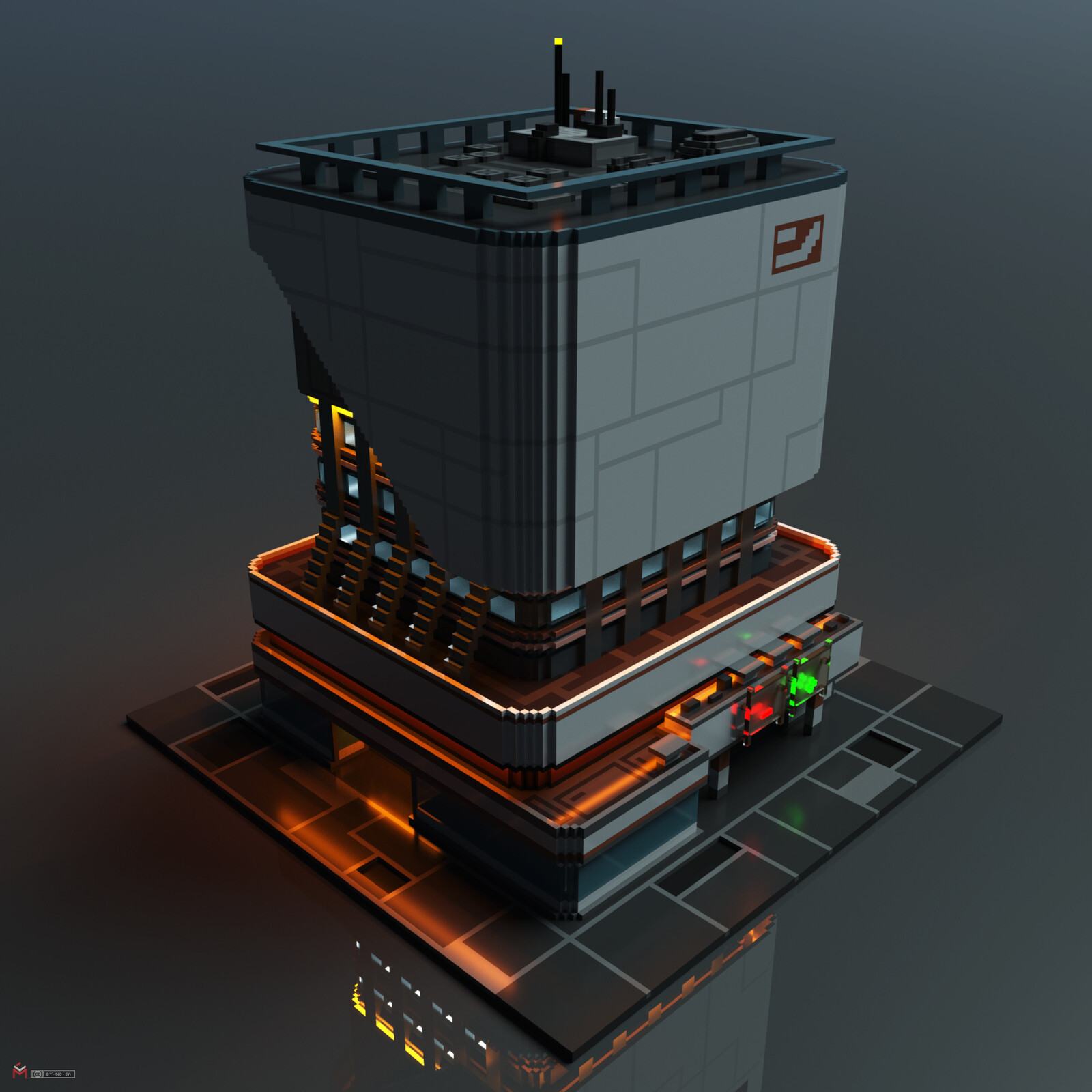 "AC Relay"
MagicaVoxel render - february 2020