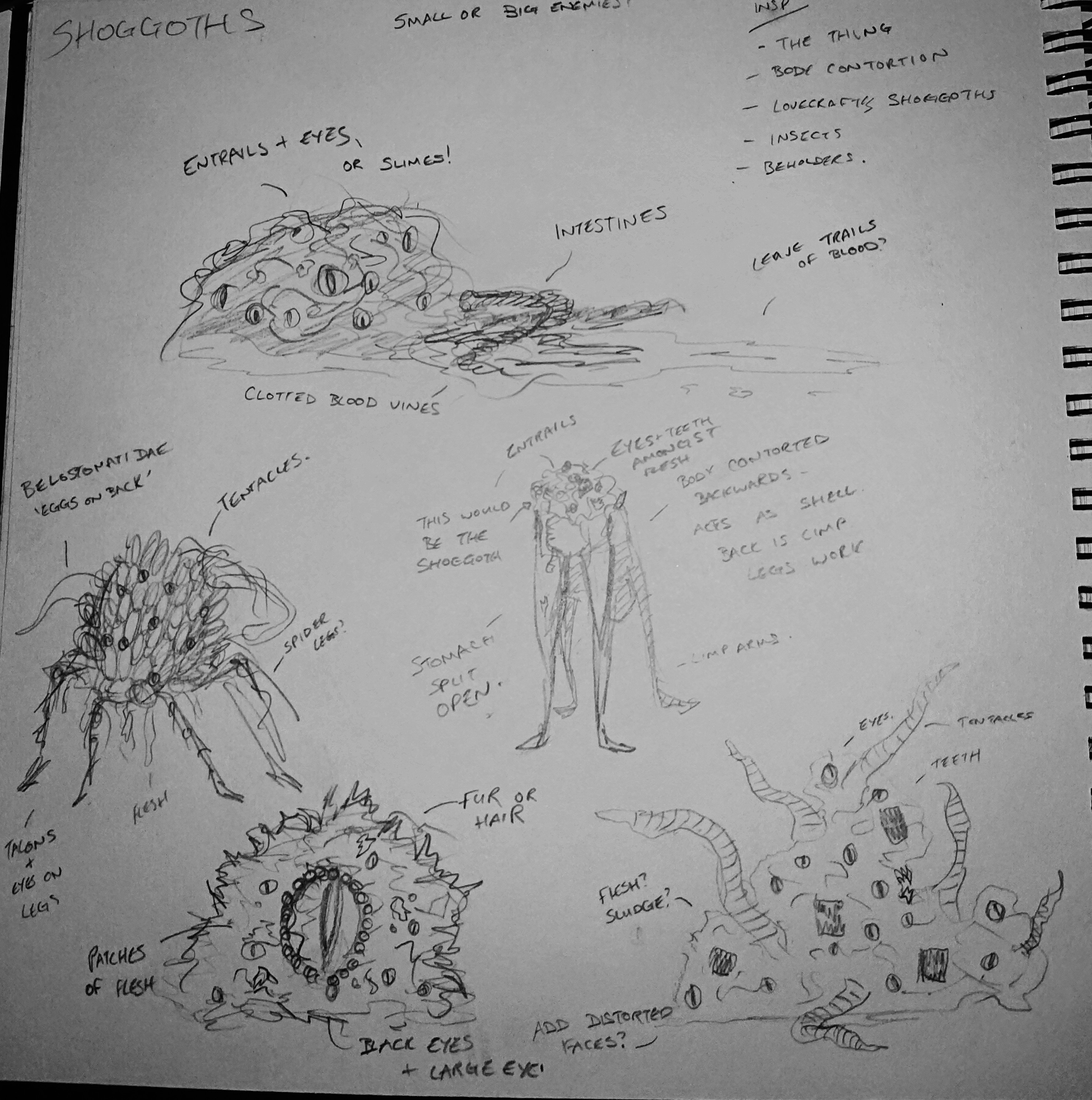 Shoggoth Concepts