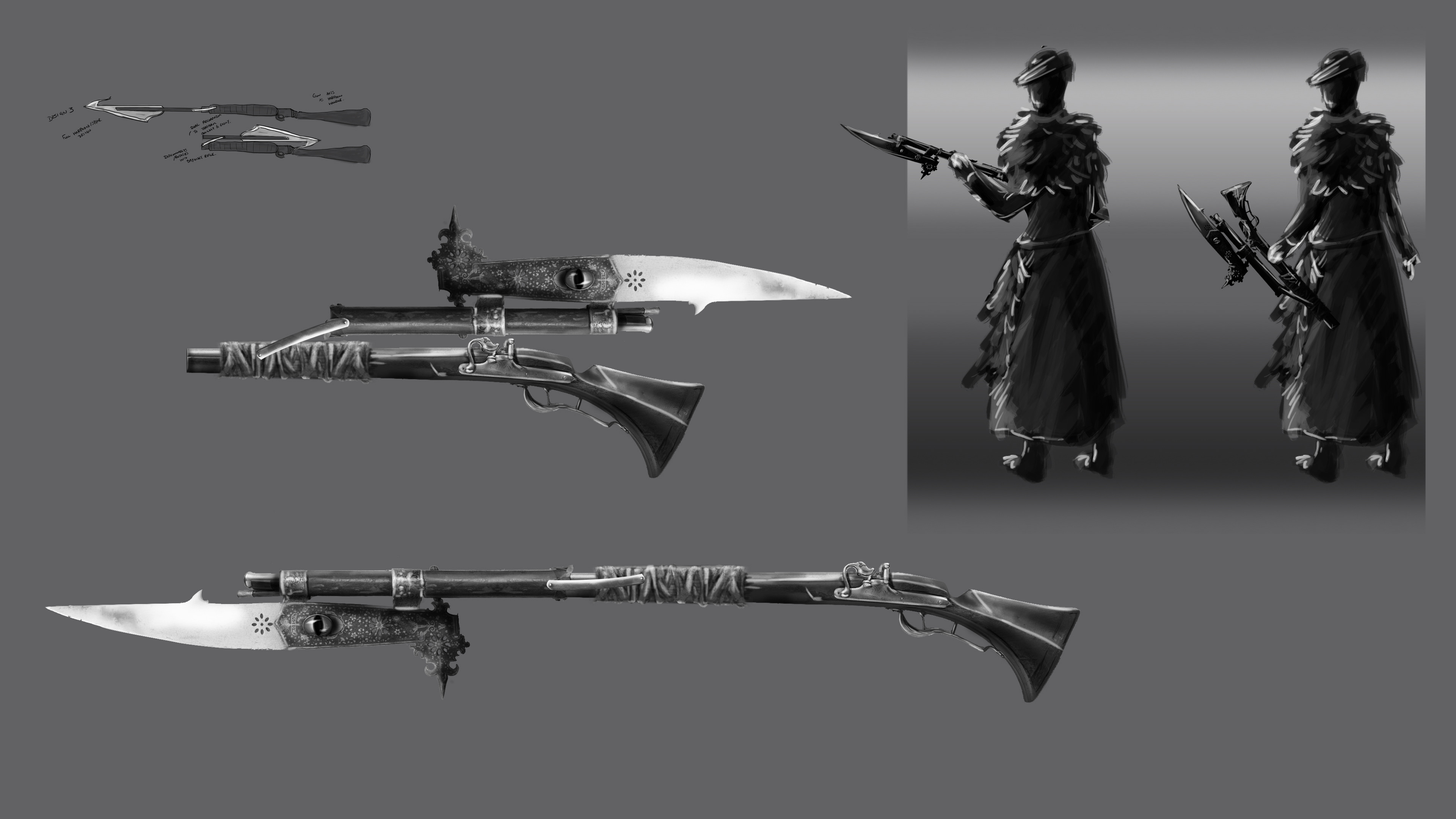 Harpoon/Musket Design