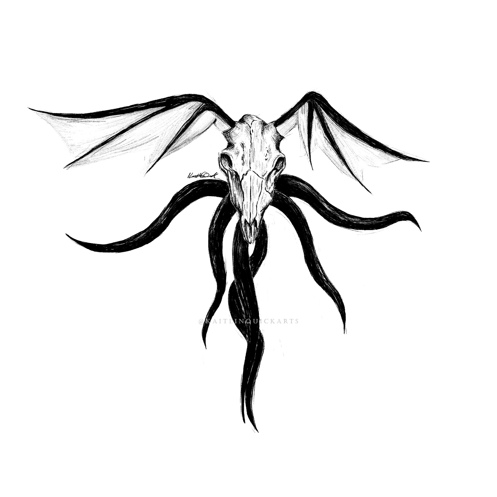 deer skull design