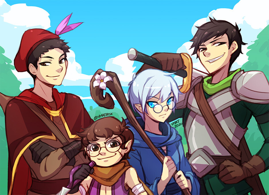 Artstation Offlinetv D D Characters Viviane Matsukuma Official d&d character sheets, printed and packaged. offlinetv d d characters viviane matsukuma