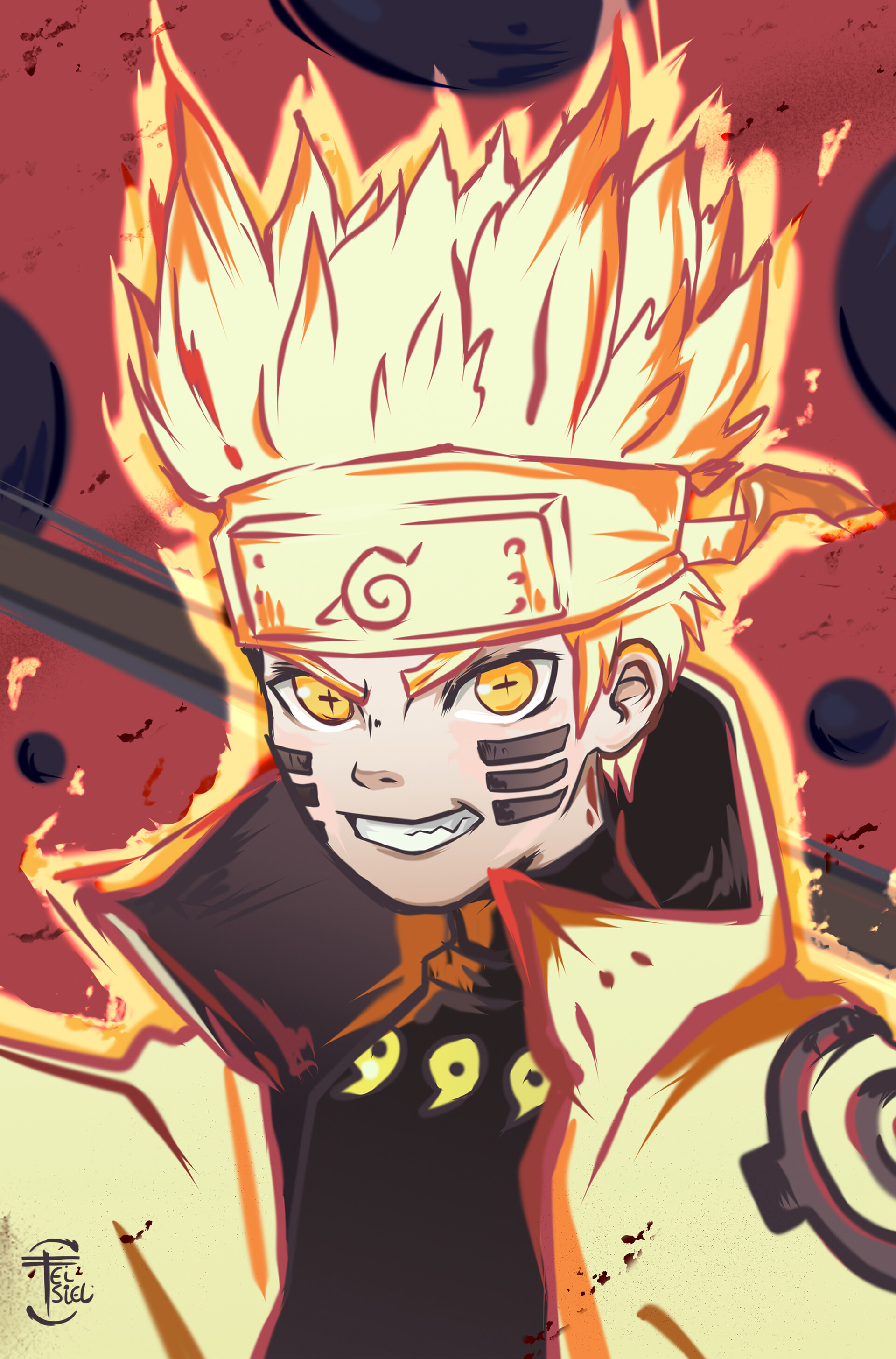 Artstation Naruto Fan Art 3 Tais Cordovez