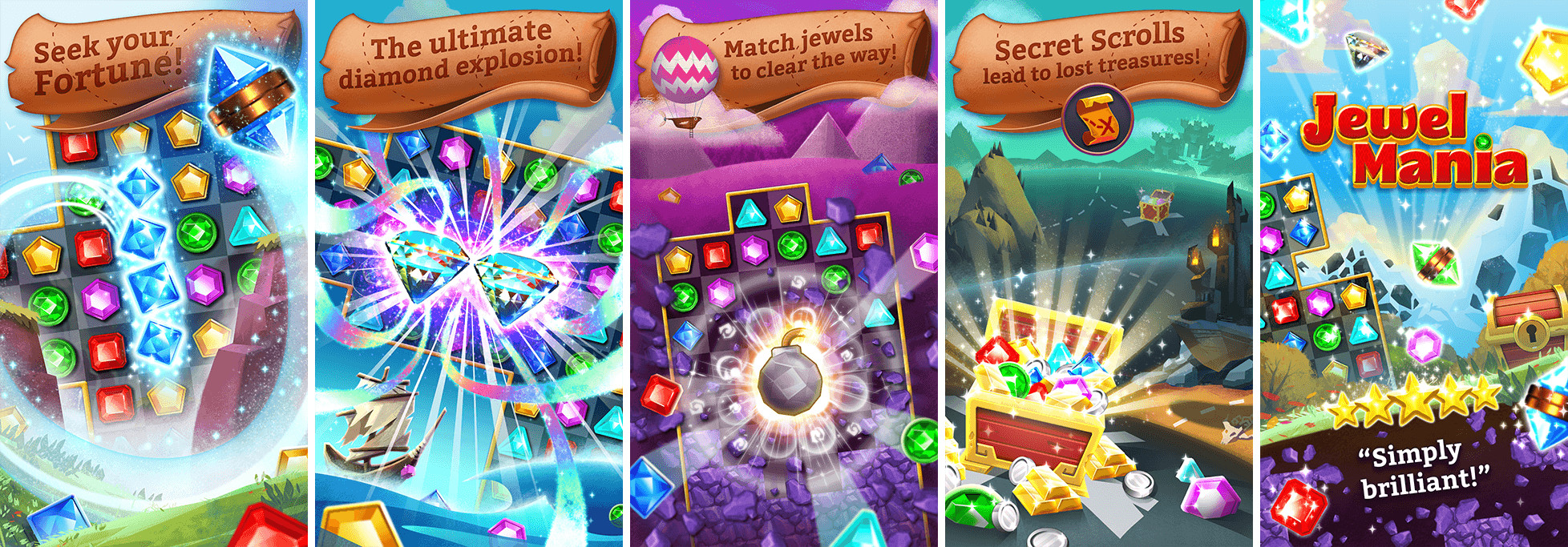Jewel Mania, iOS Storefront