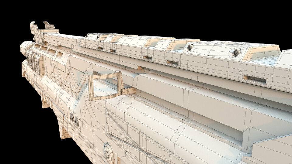 Artstation R 301 Gun Model Wip Nick Golden