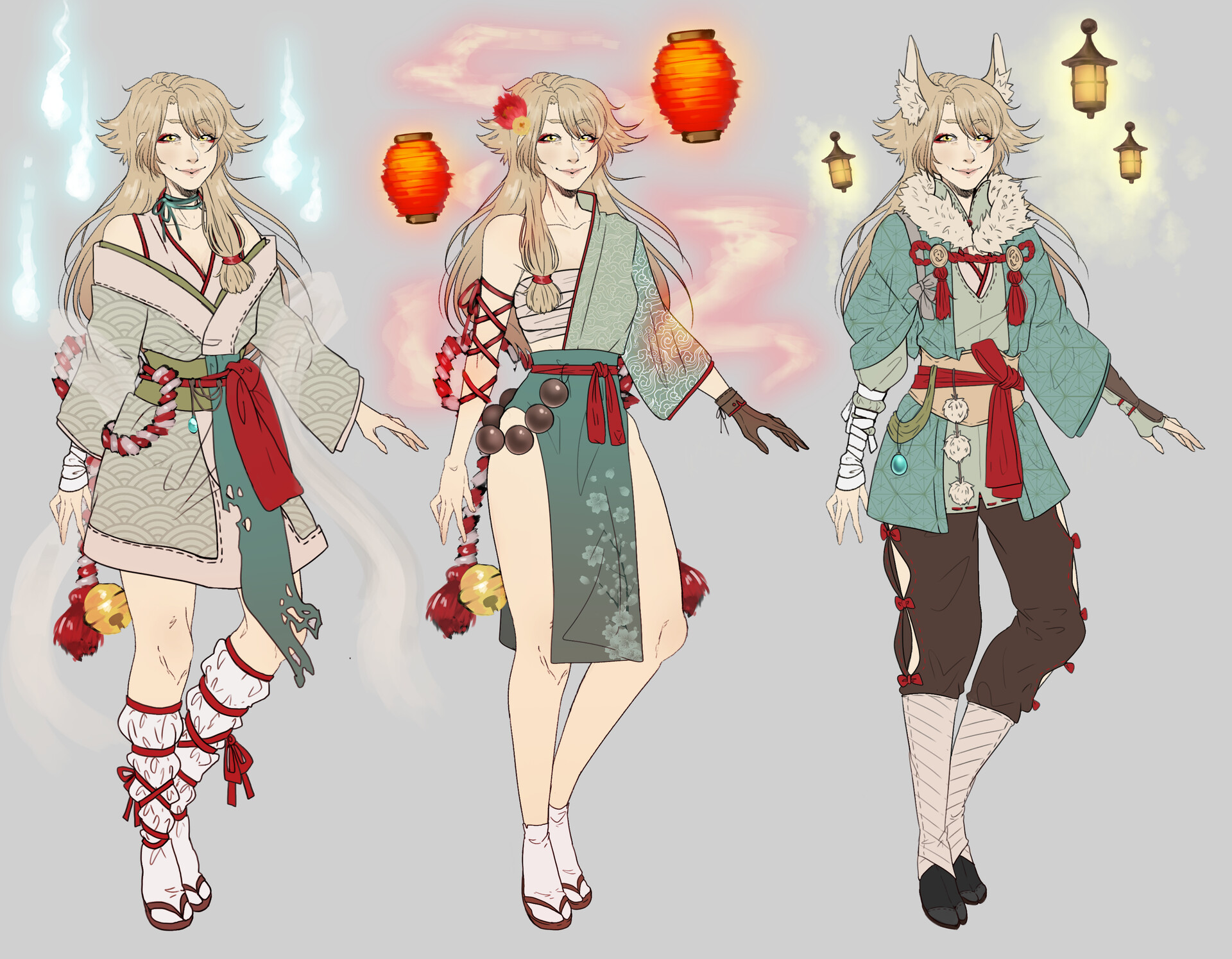 ArtStation D&D Character Design Kitsune Girl