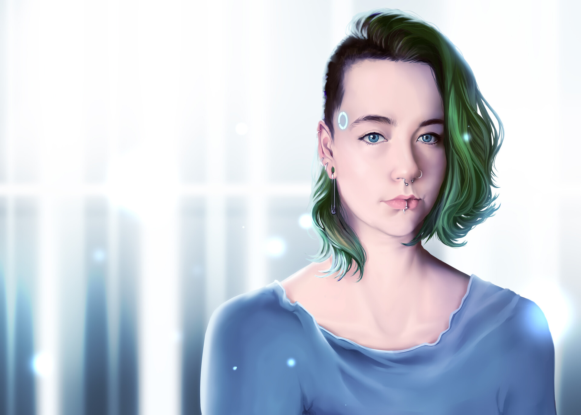ArtStation - Android Potrait Artwork_2