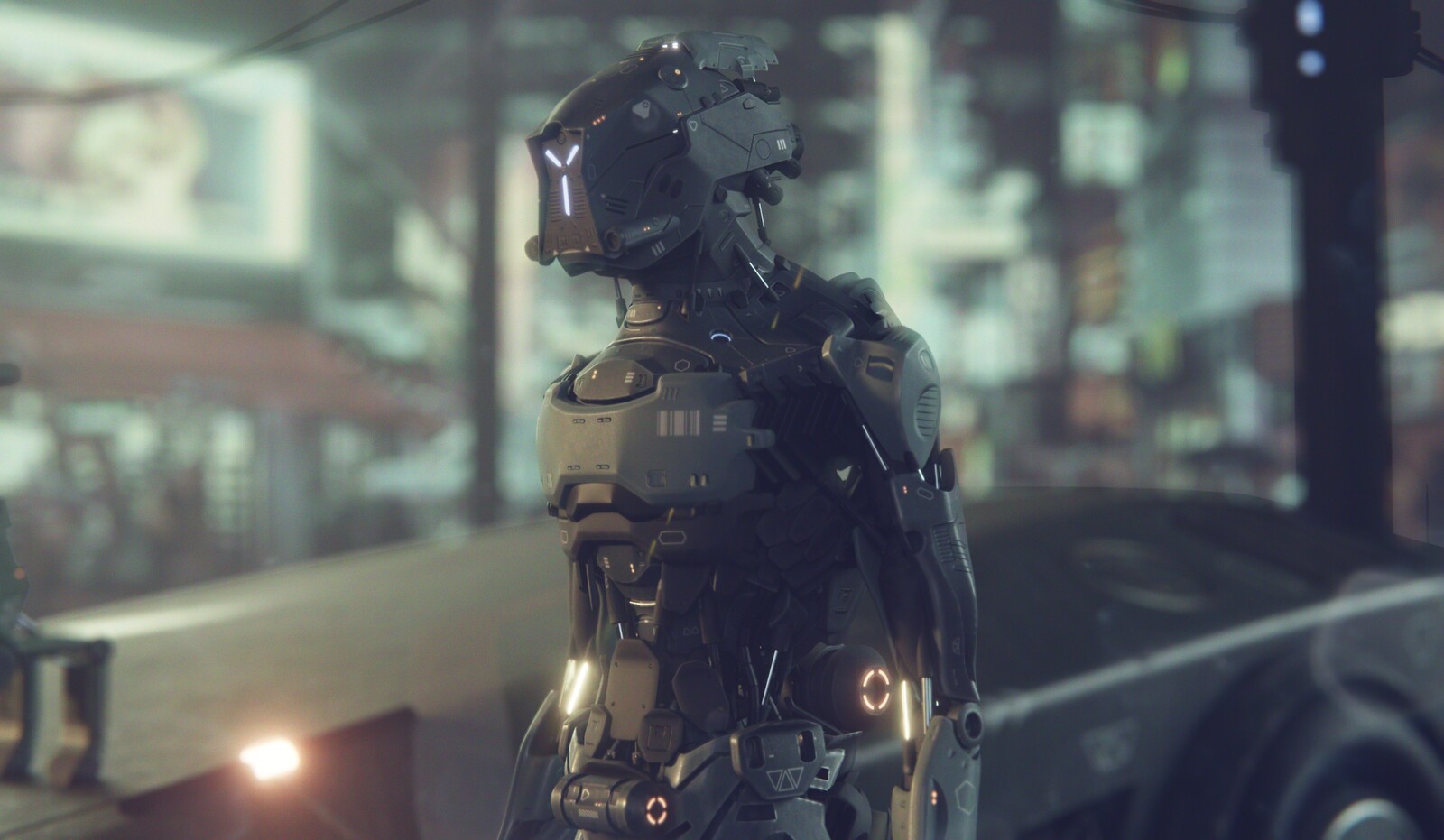 close up of the bot