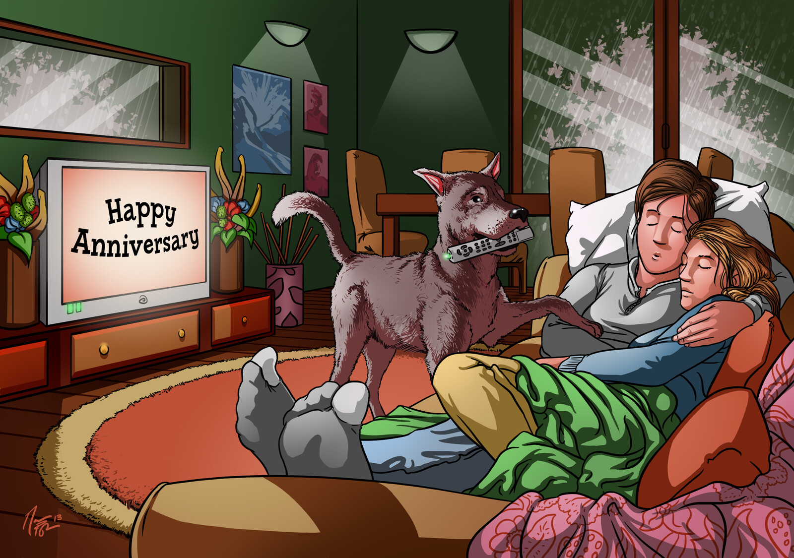 Anniversary, Greeting Card