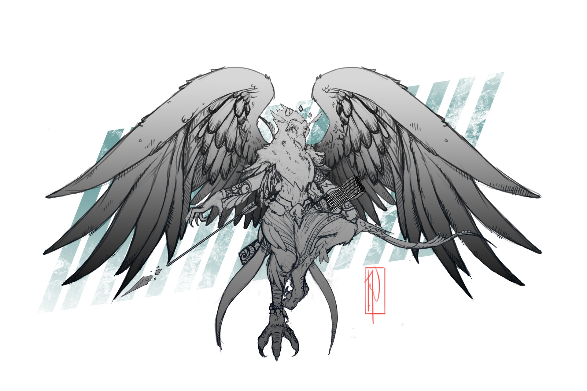 Artstation Aarakocra Ranger Nicholas Rookzer0