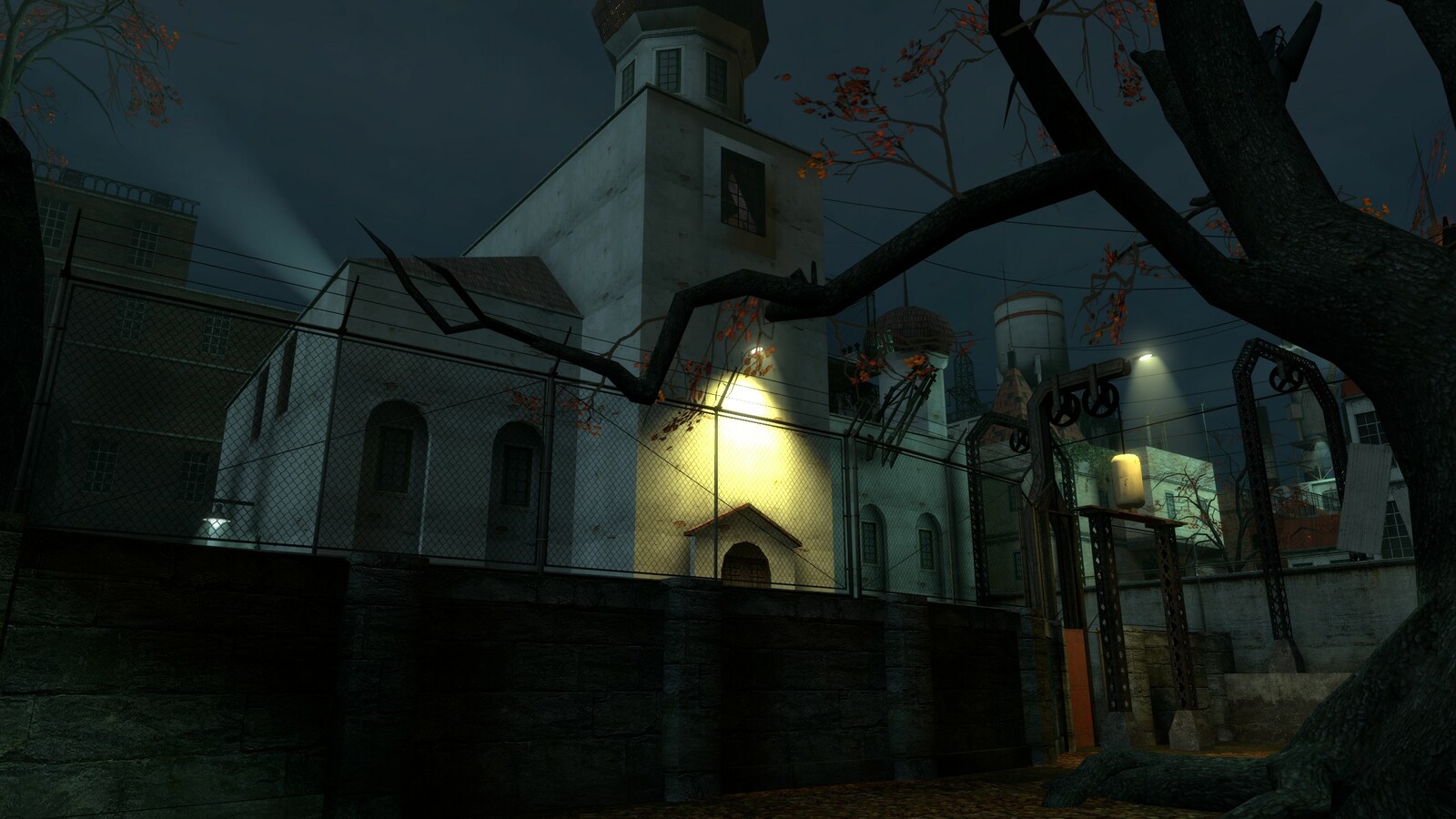 Players must find the gravity gun before they can enter the church