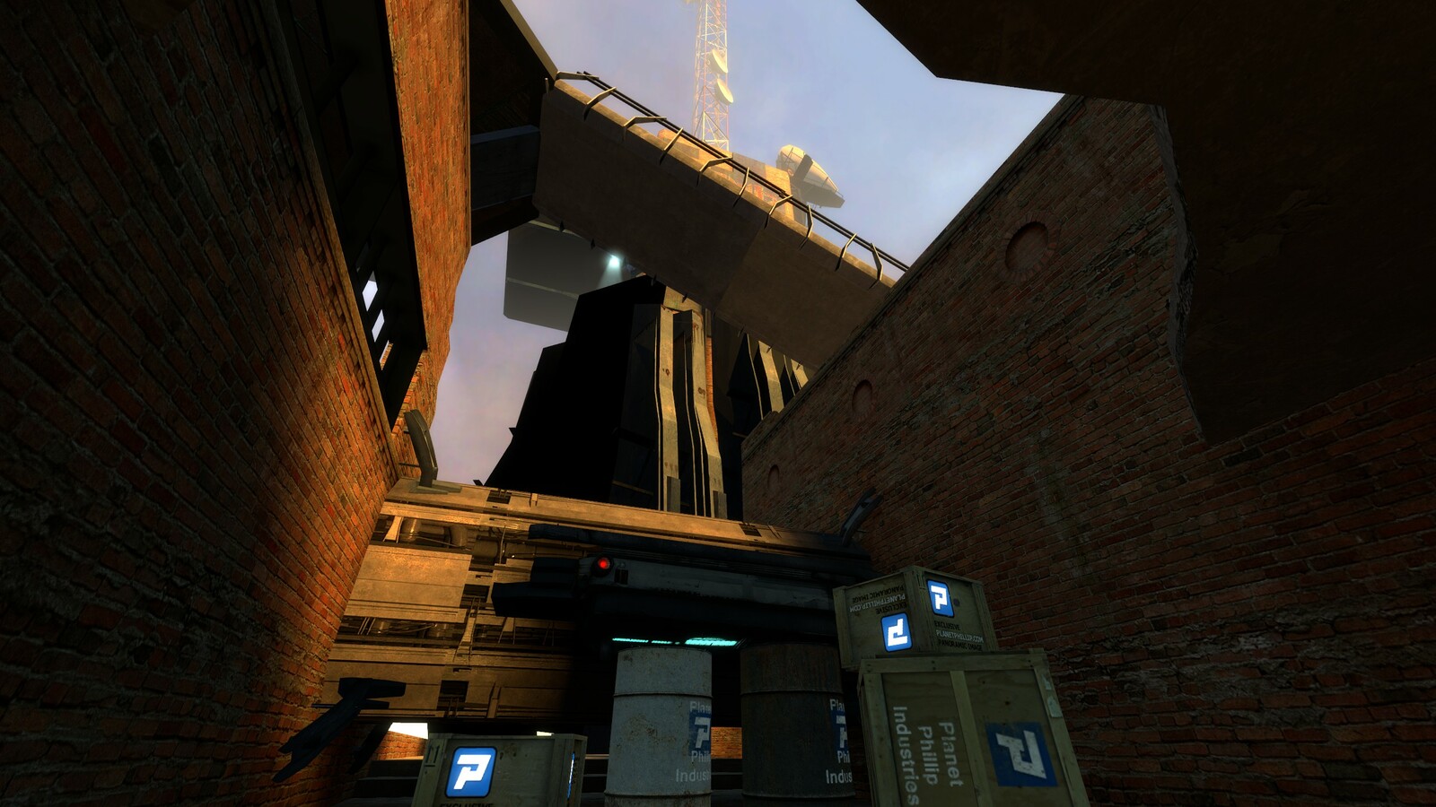Wherever possible I tried to provide a view of the tower dominating the skyline. The players ultimate objective... Or so they think!