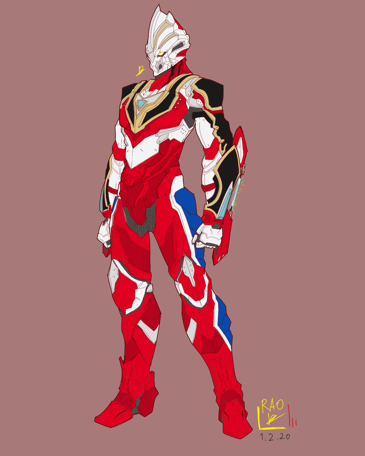 Pravin Rao Santheran - Ultraman suit Gaia V2 (supreme)