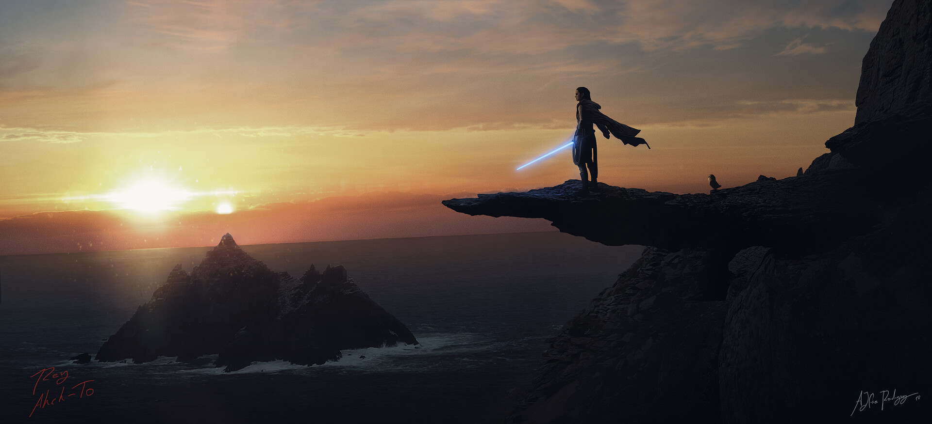 Alfie Rodriguez Rey Returns to Ahch To Concept