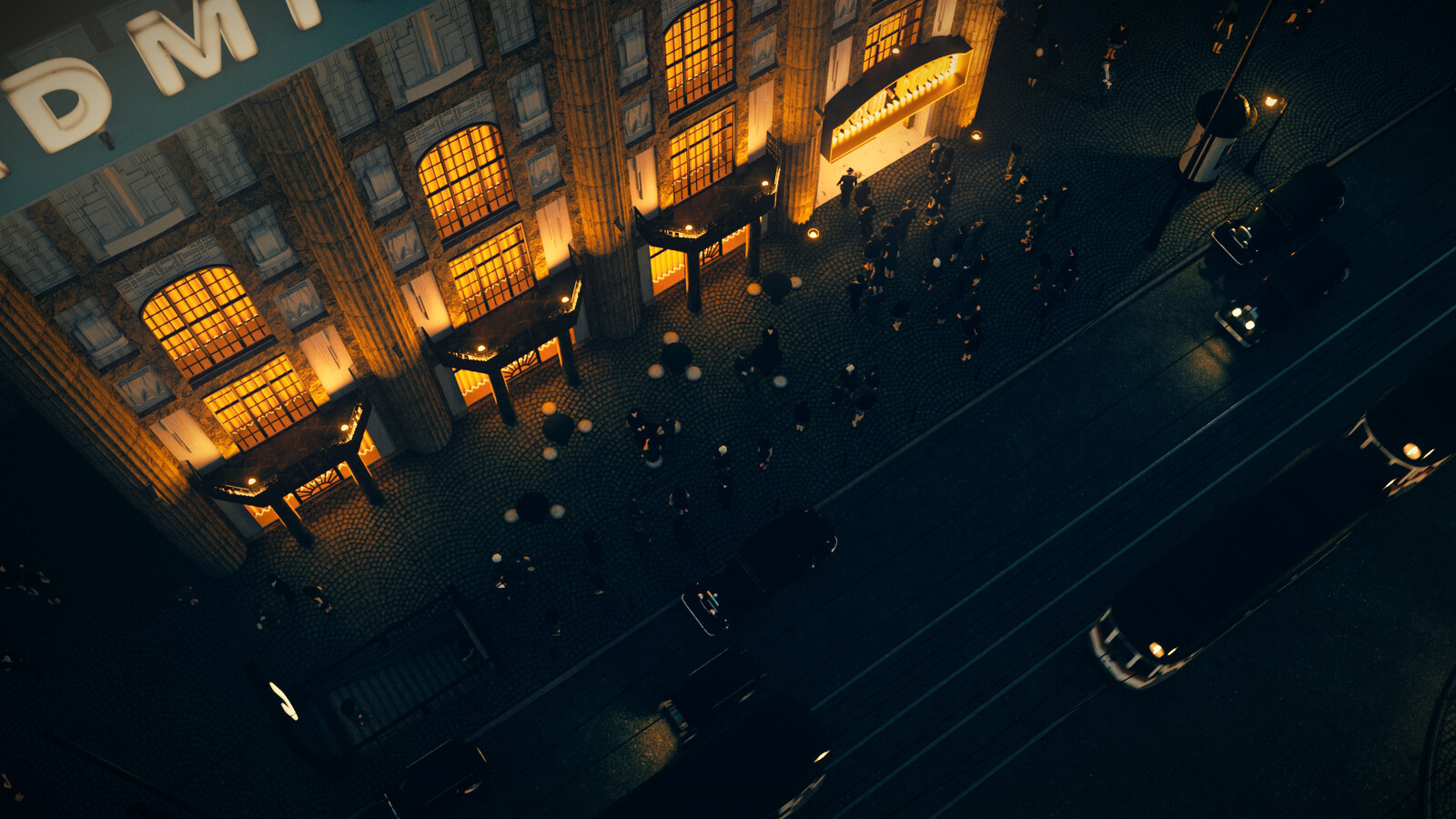 Alternative views of the scene.