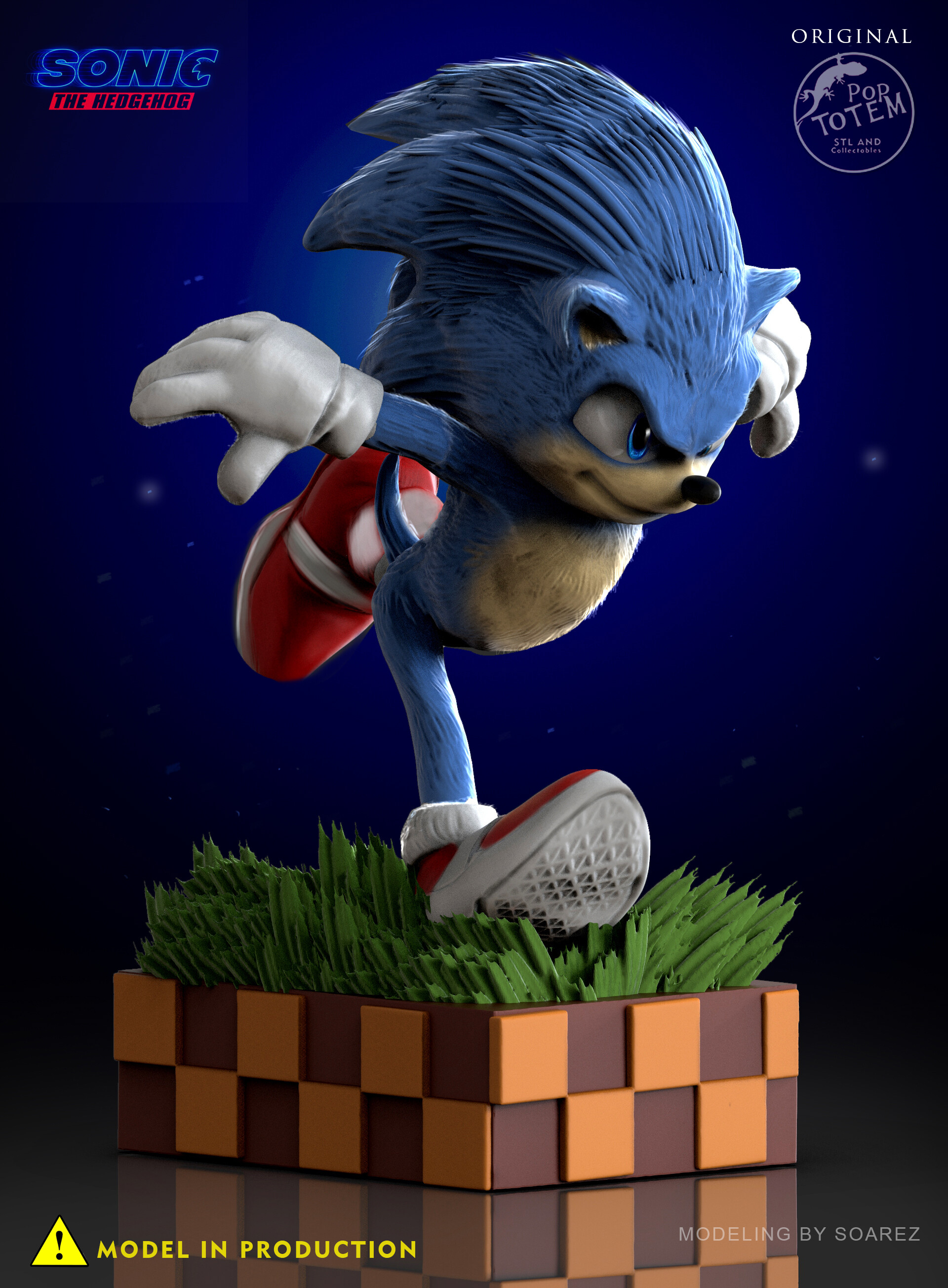 ArtStation - Realistic Super Sonic